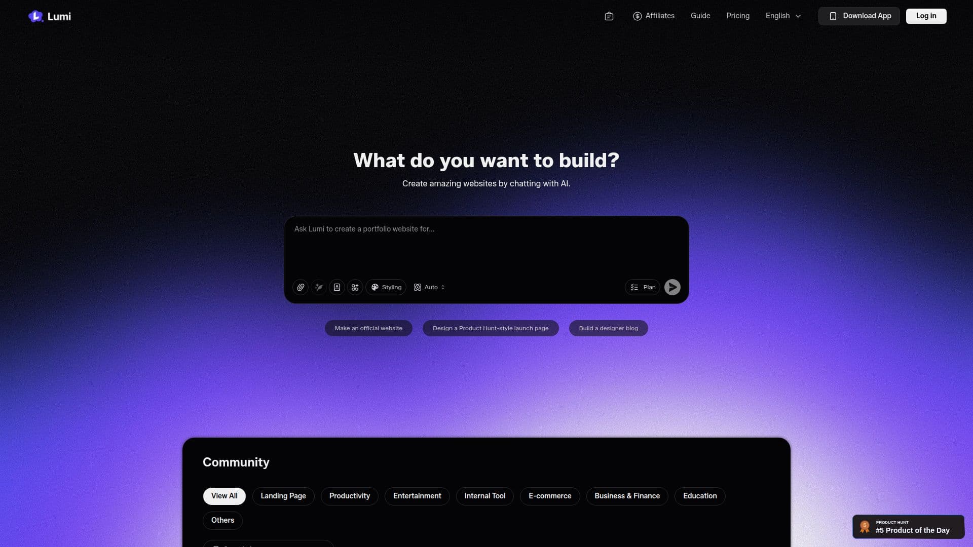 Lumi screenshot