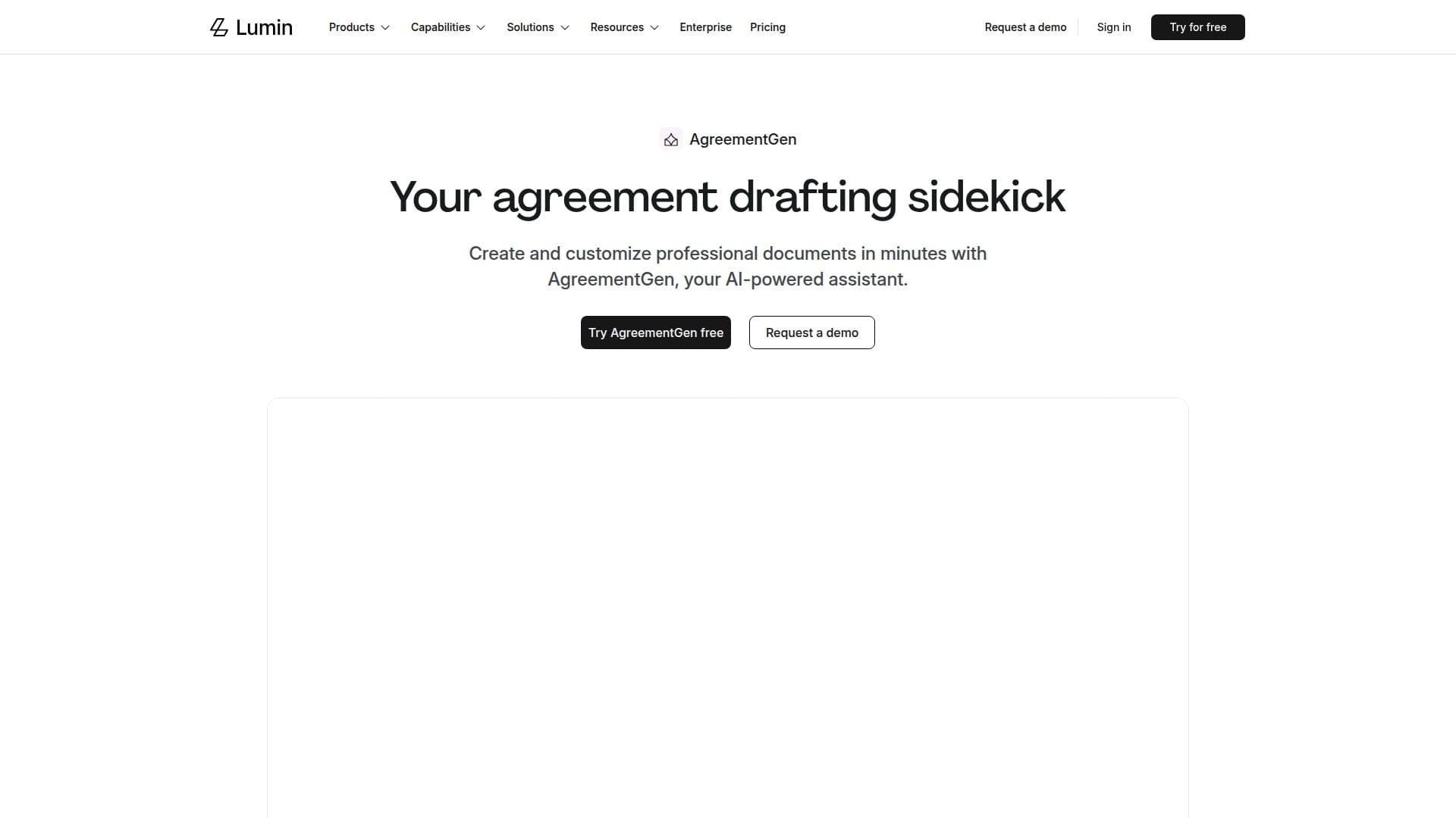 AgreementGen screenshot