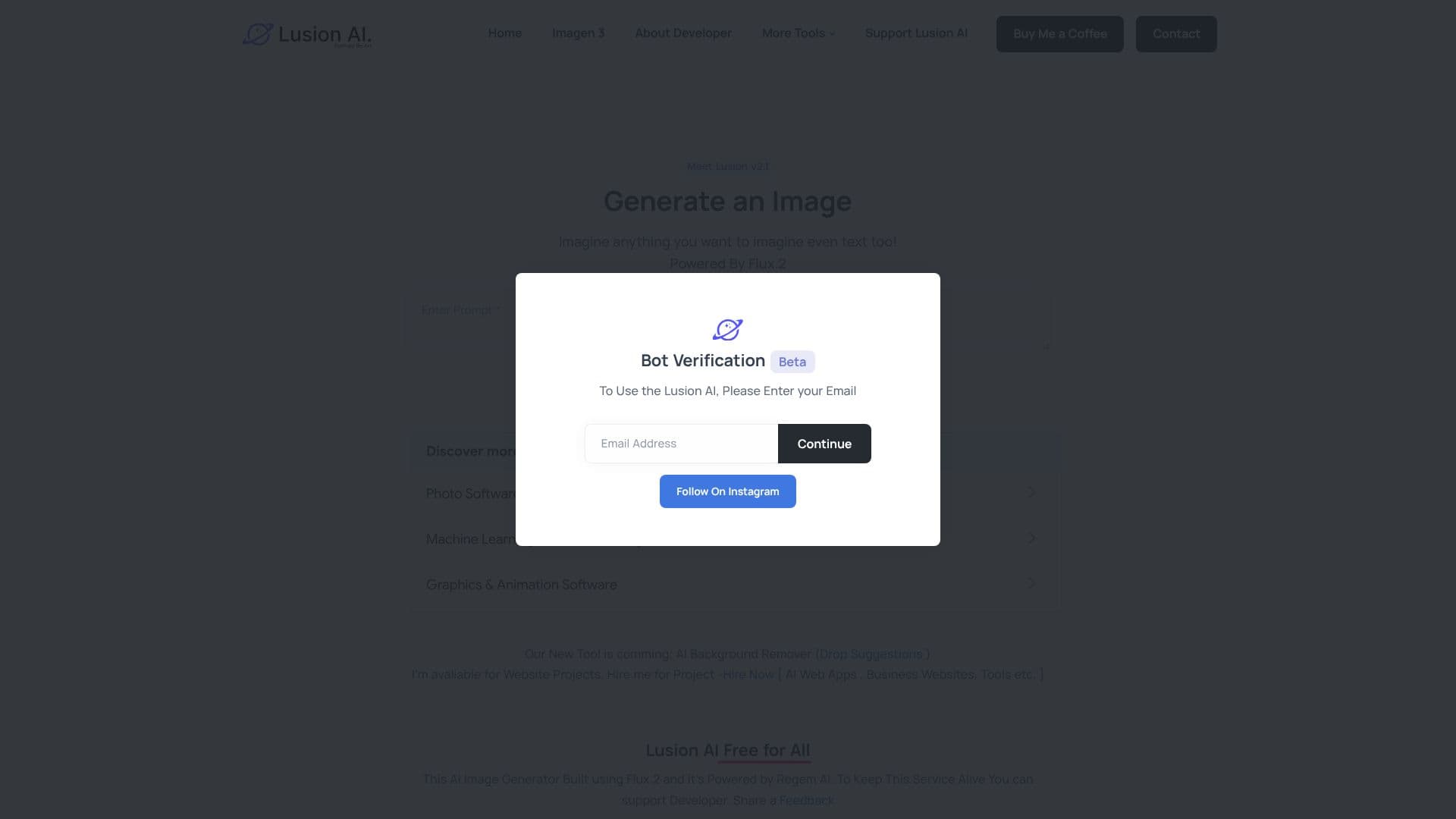 Captura de pantalla de Lusion AI - Creador de Imágenes con IA