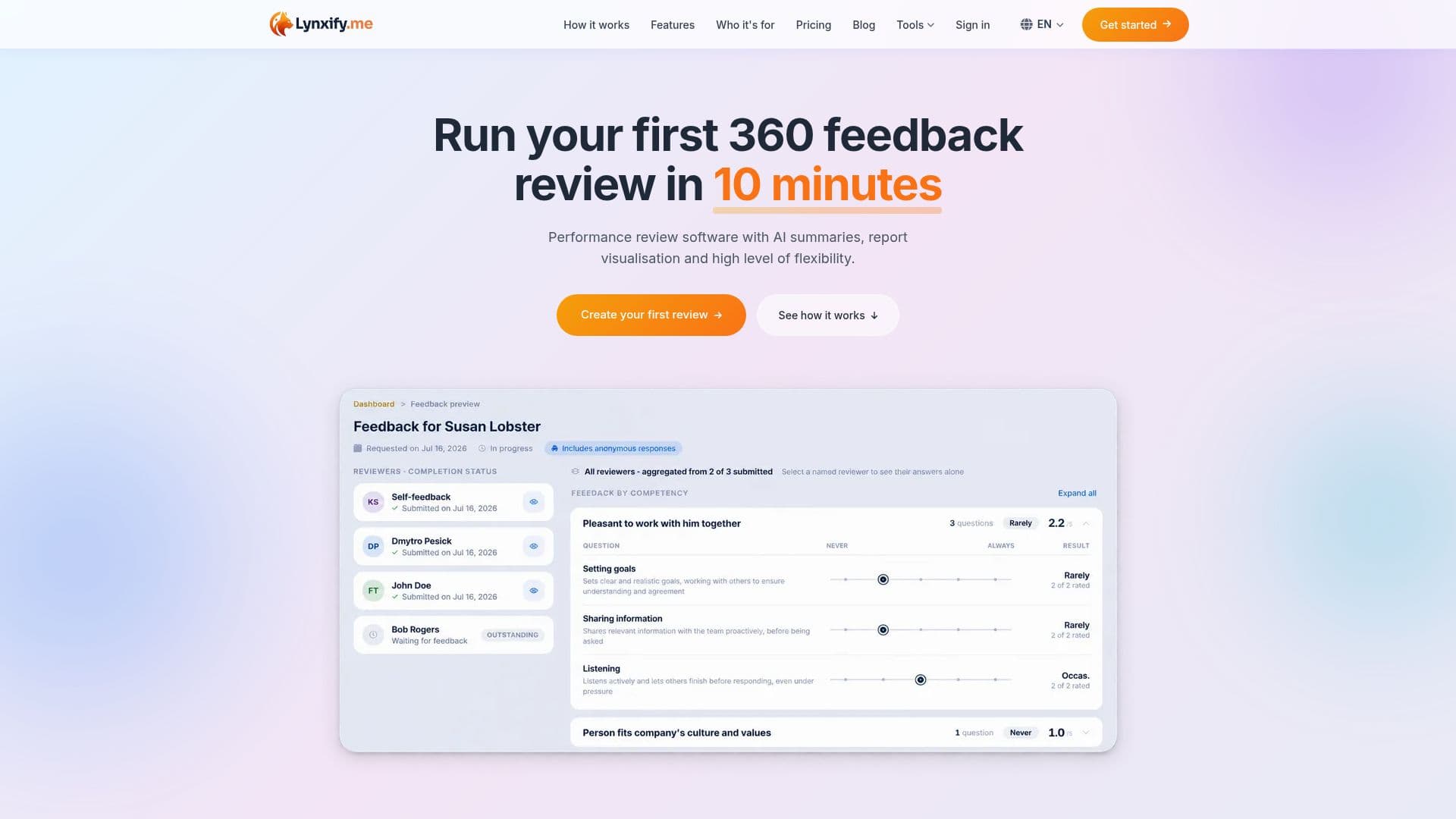 Lynxify.me screenshot