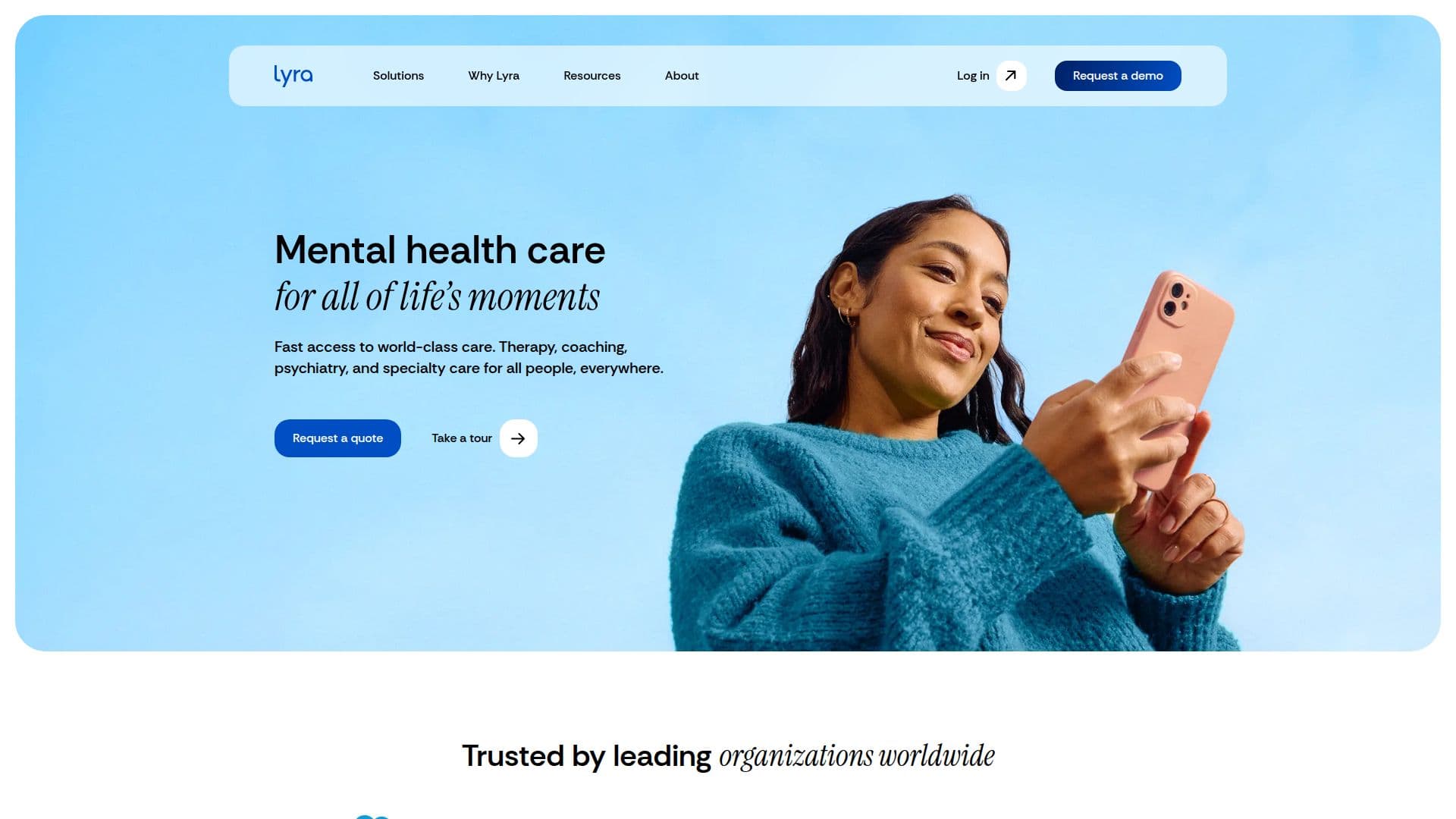 Lyra Health screenshot