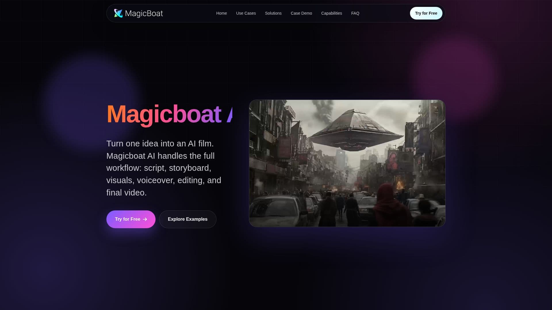 Captura de pantalla de Magicboat AI