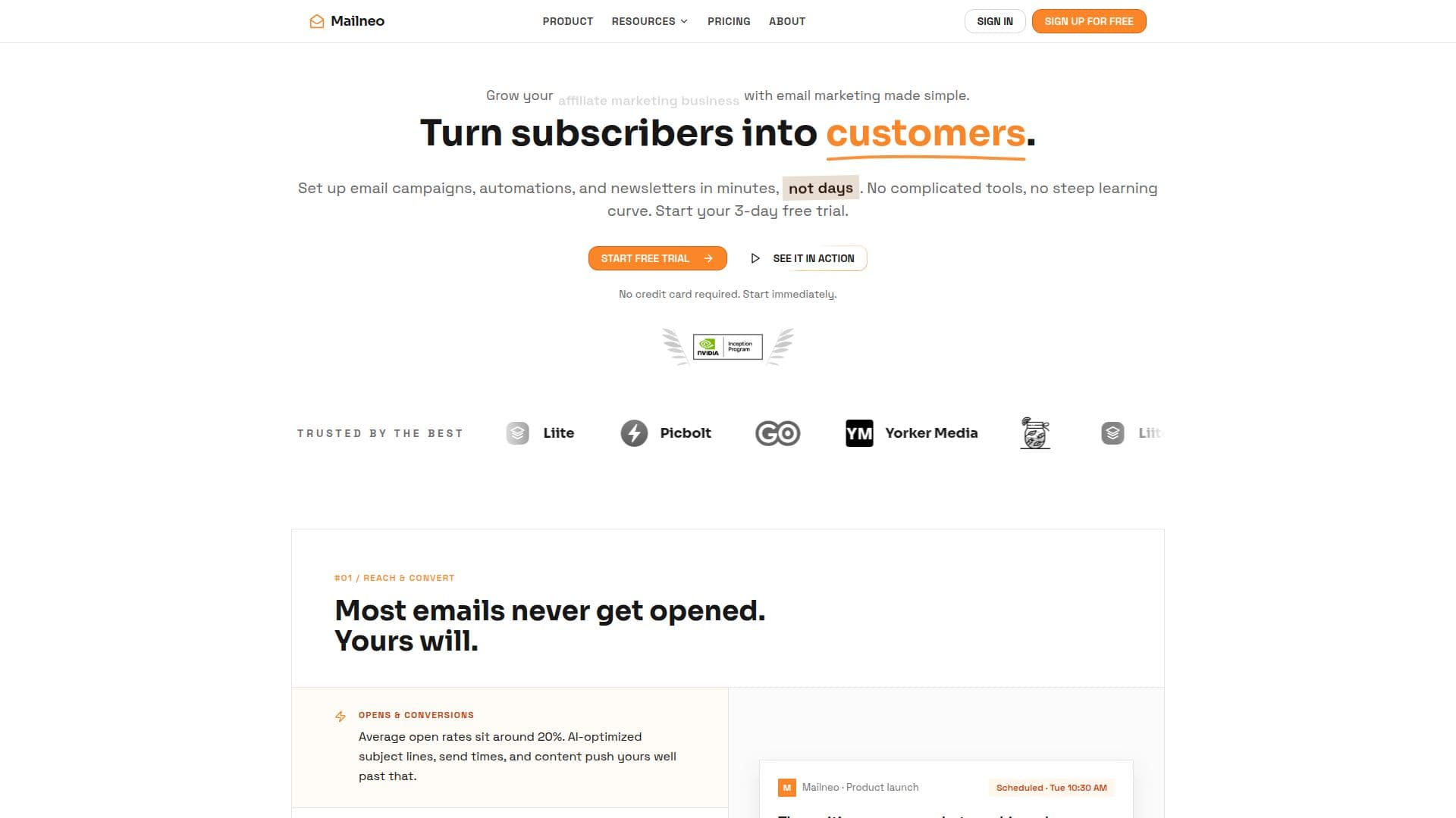 Mailneo – منصة تسويق عبر البريد الإلكتروني screenshot