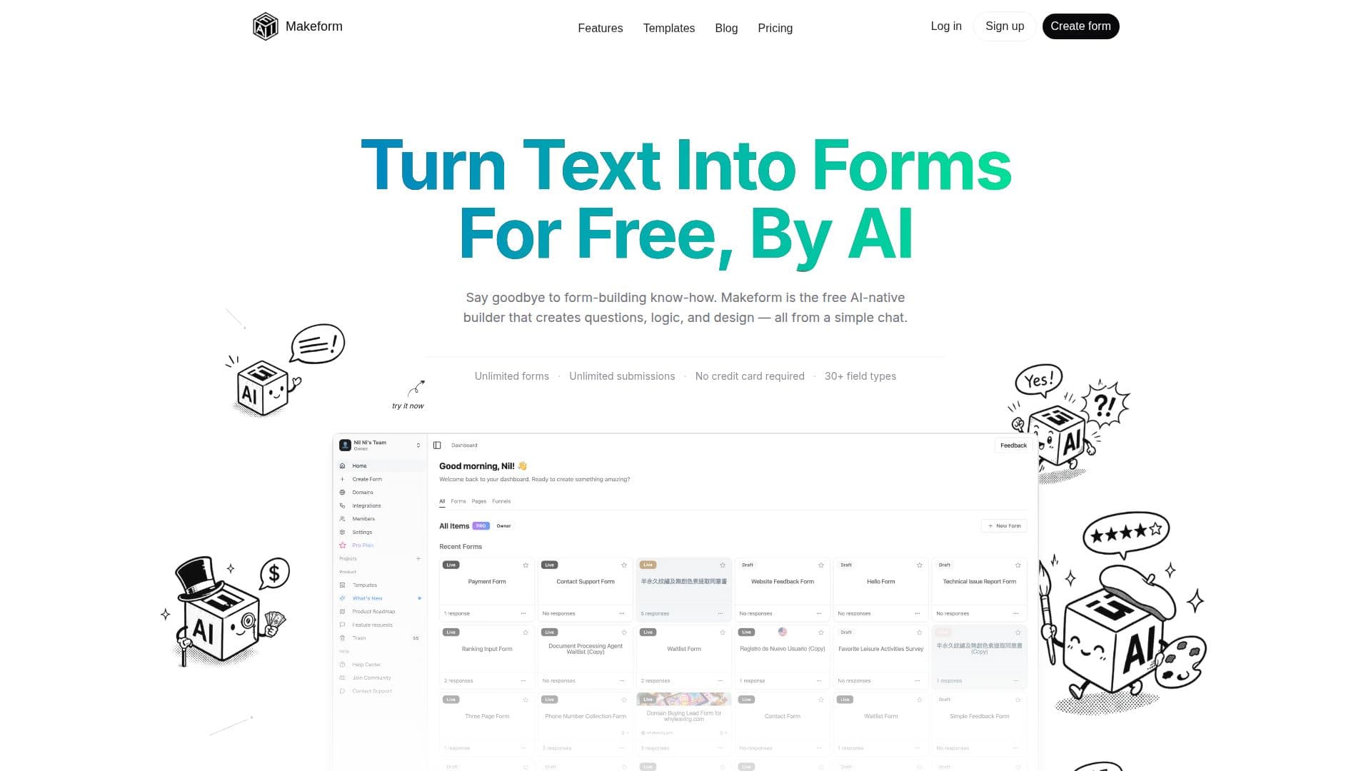 Makeform 스크린샷