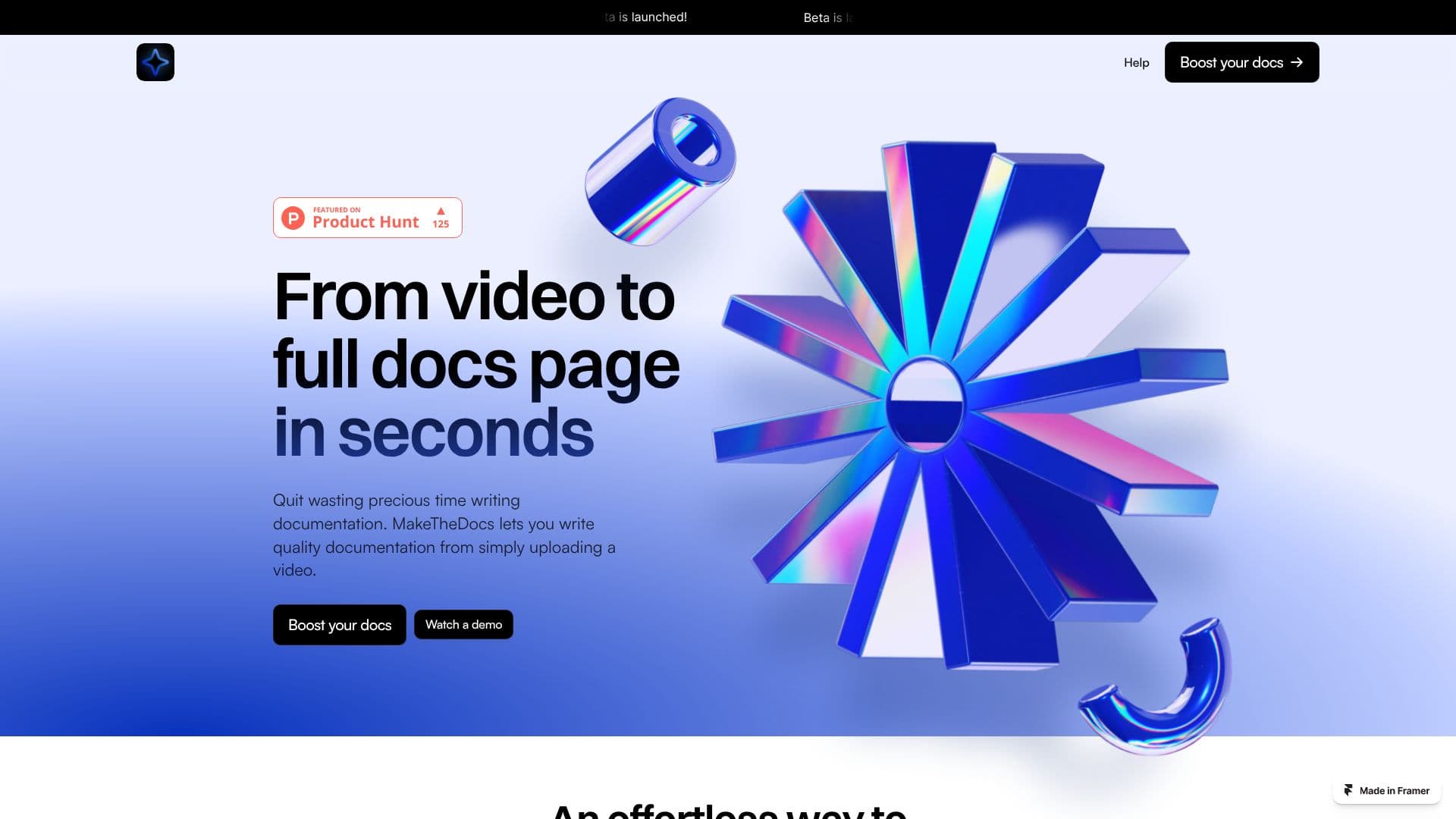 Capture d’écran de MakeTheDocs