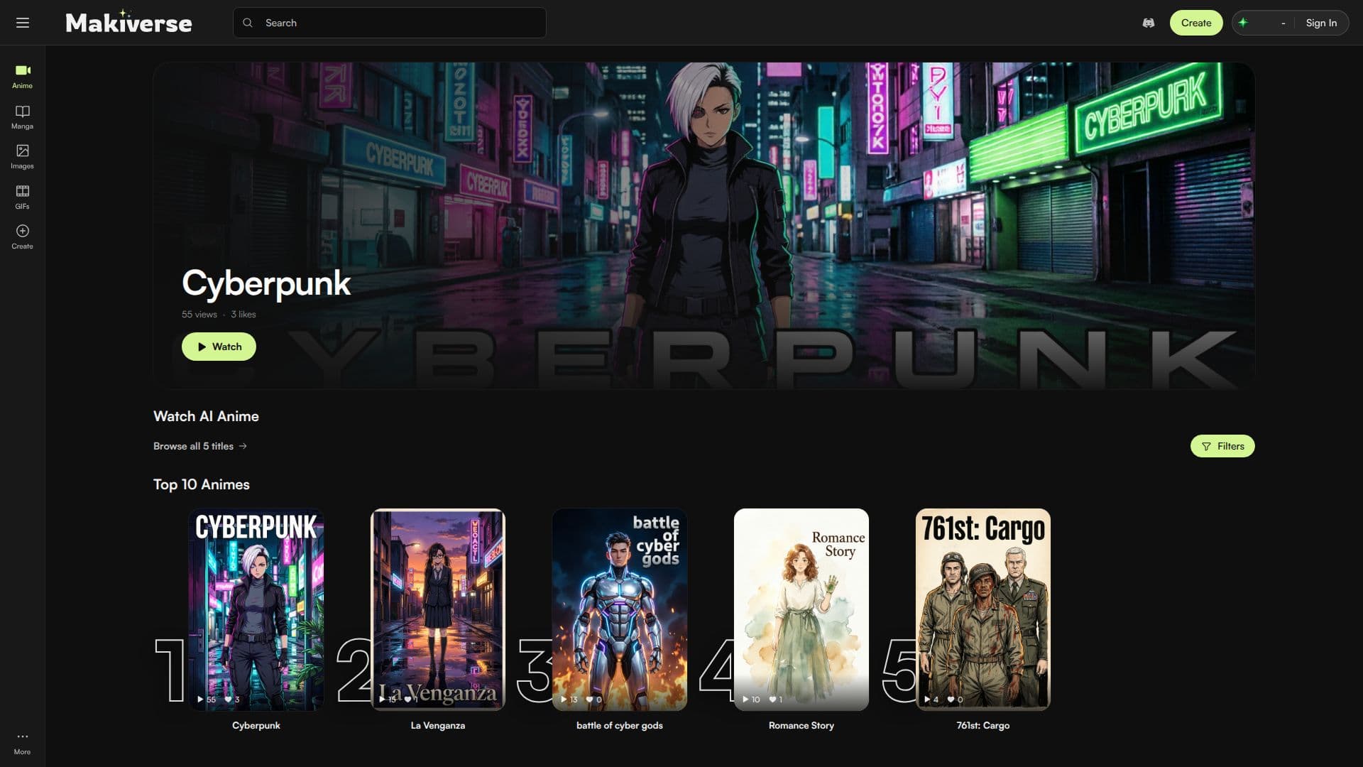 Makiverse screenshot