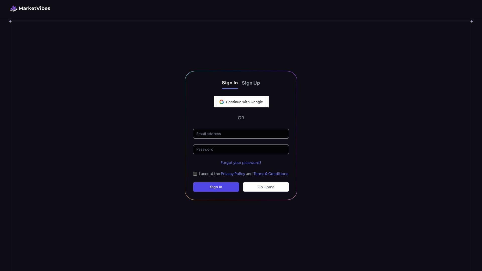 لقطة شاشة لـ MarketVibes