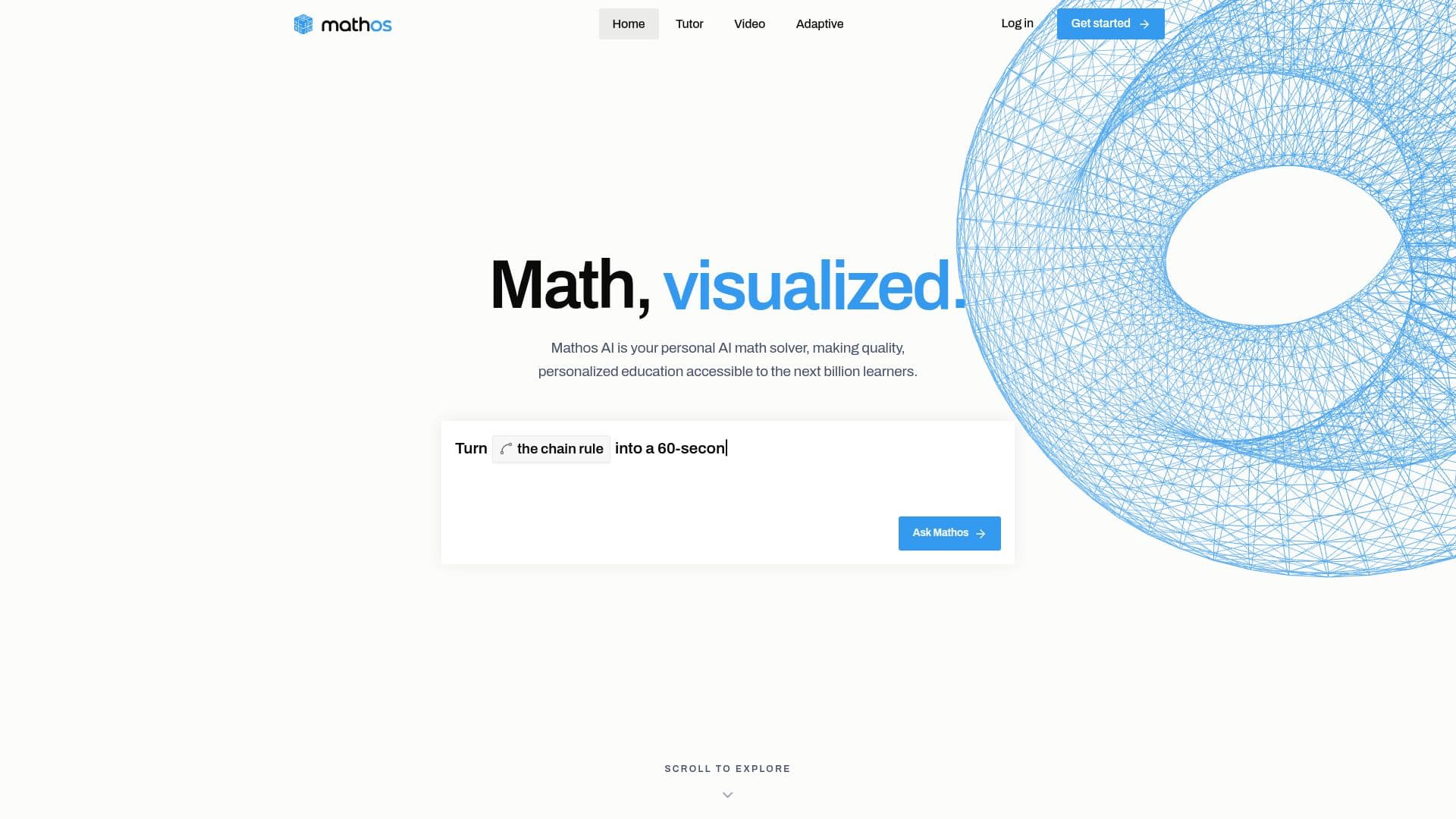 Mathos AI Math Solver screenshot