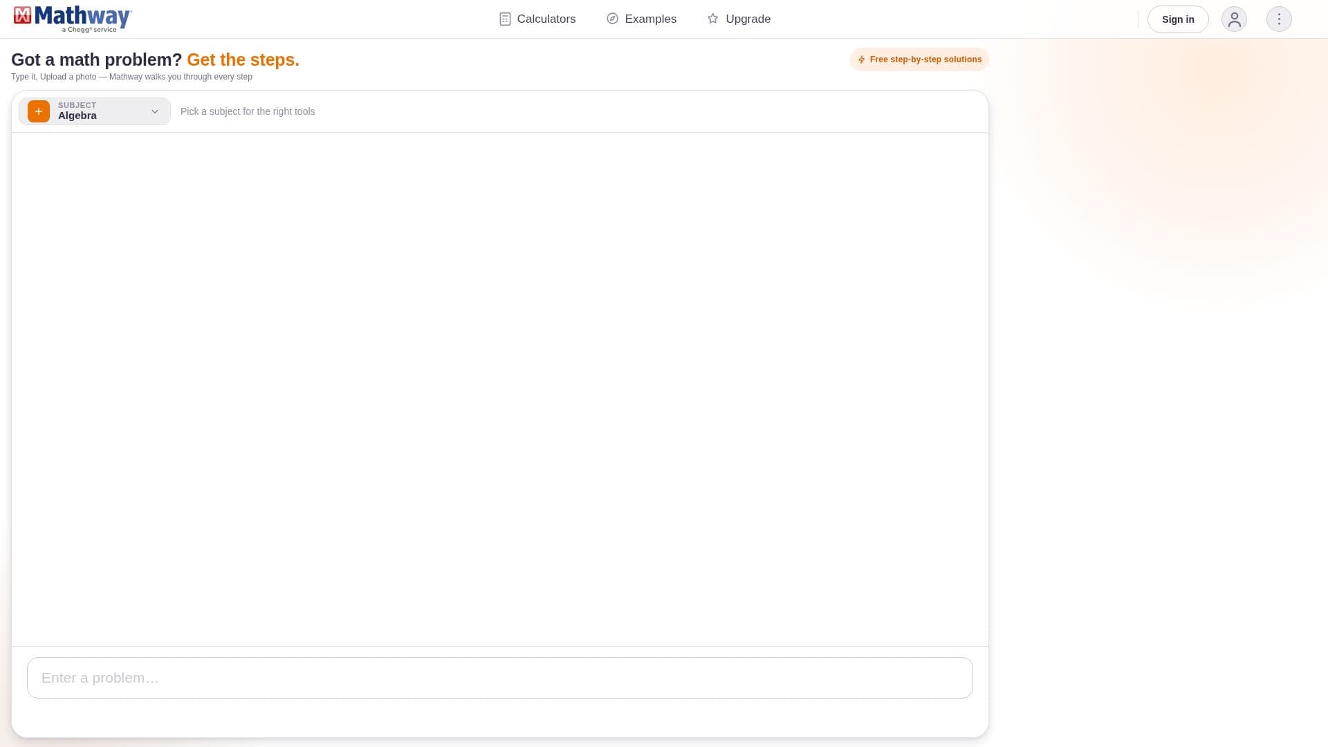 Capture d’écran de Mathway | Résolveur de Problèmes Mathématiques
