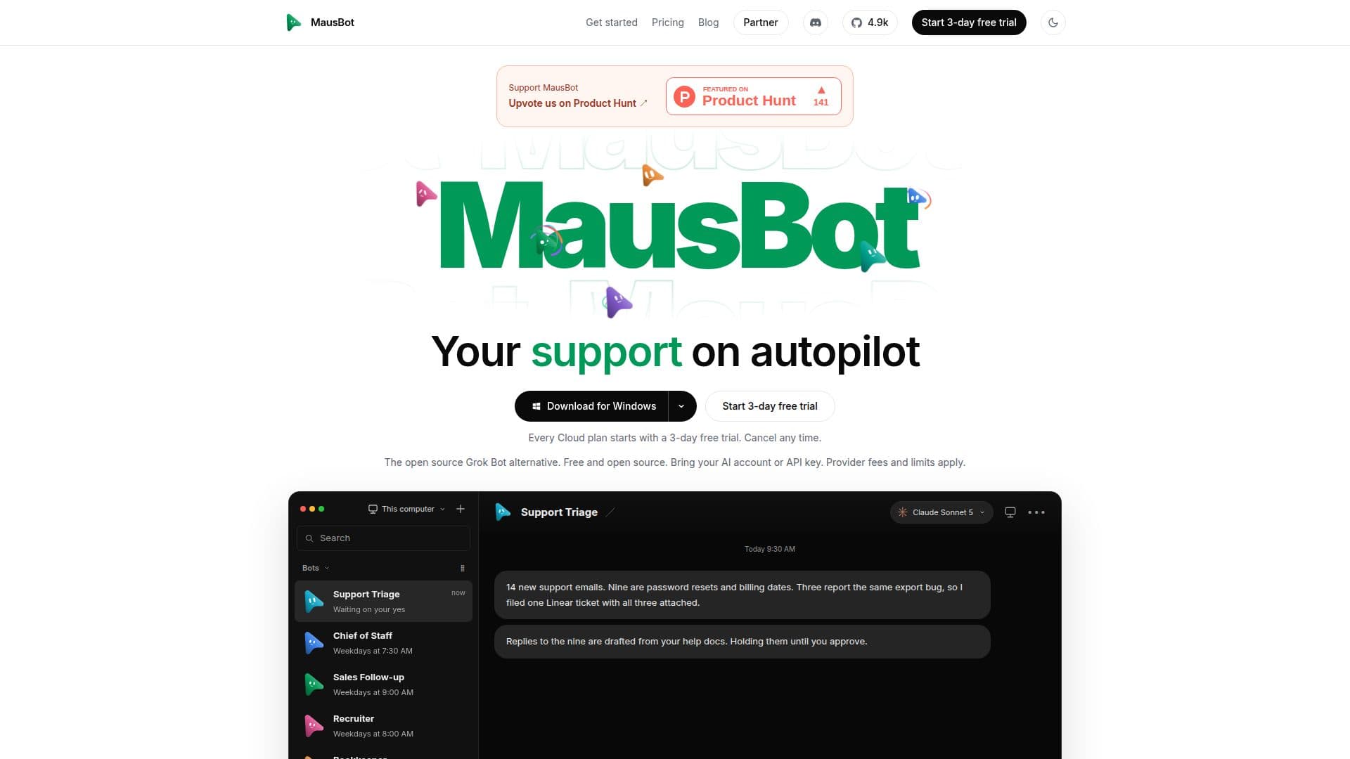 MausBot screenshot