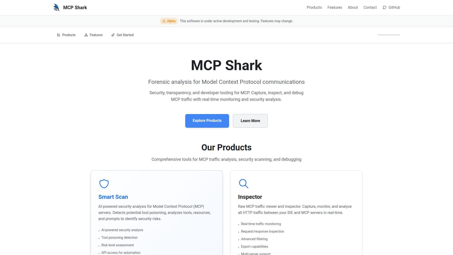 MCP Shark screenshot