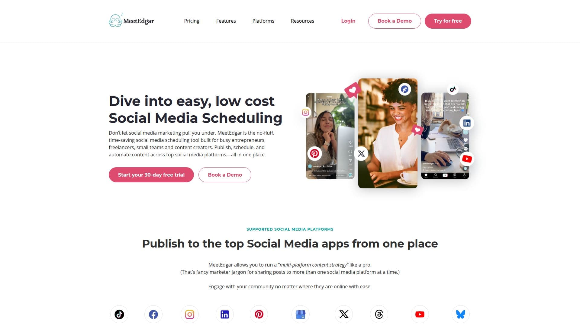 MeetEdgar Social Media Tool screenshot