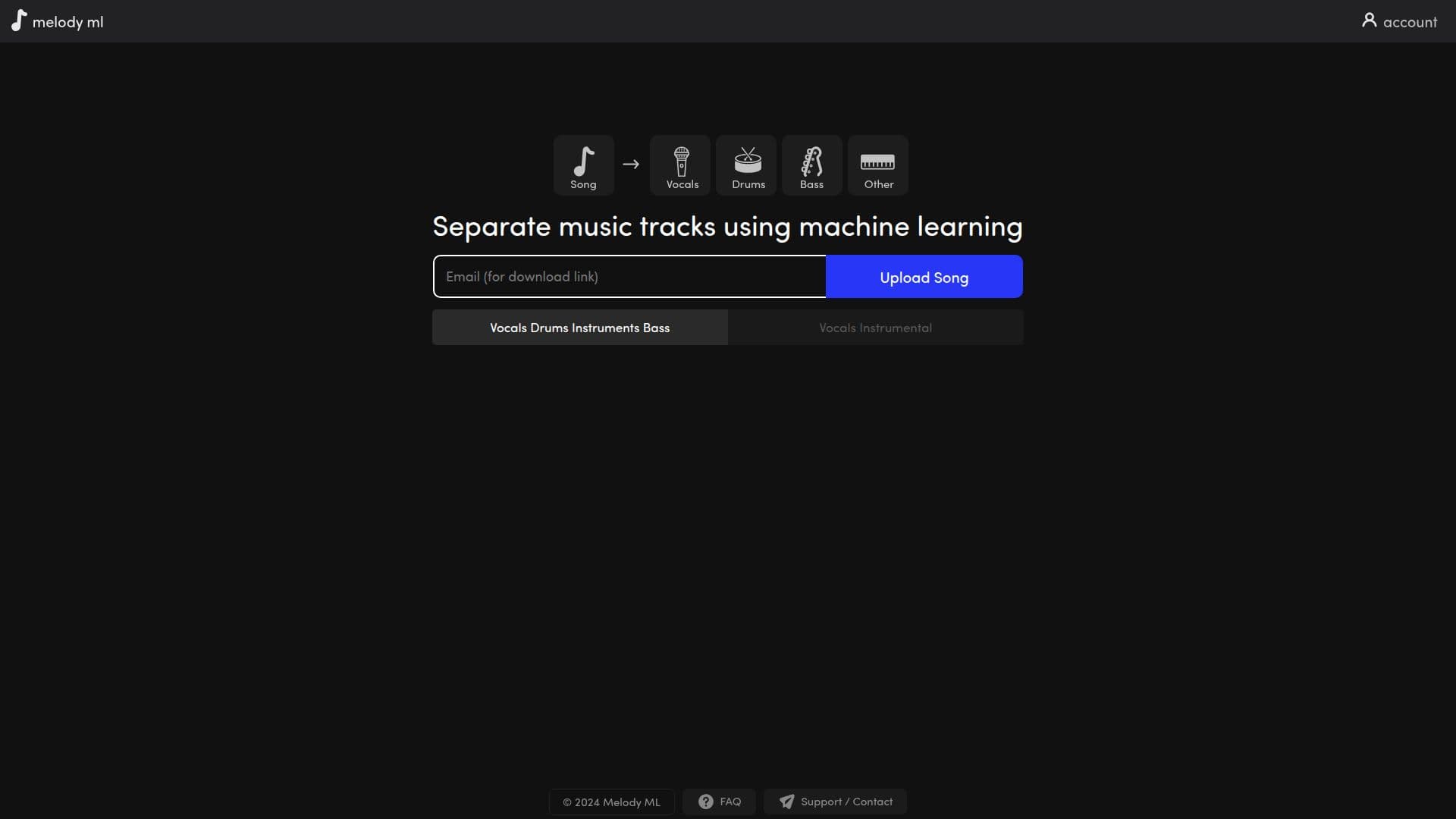 Melody.ml screenshot