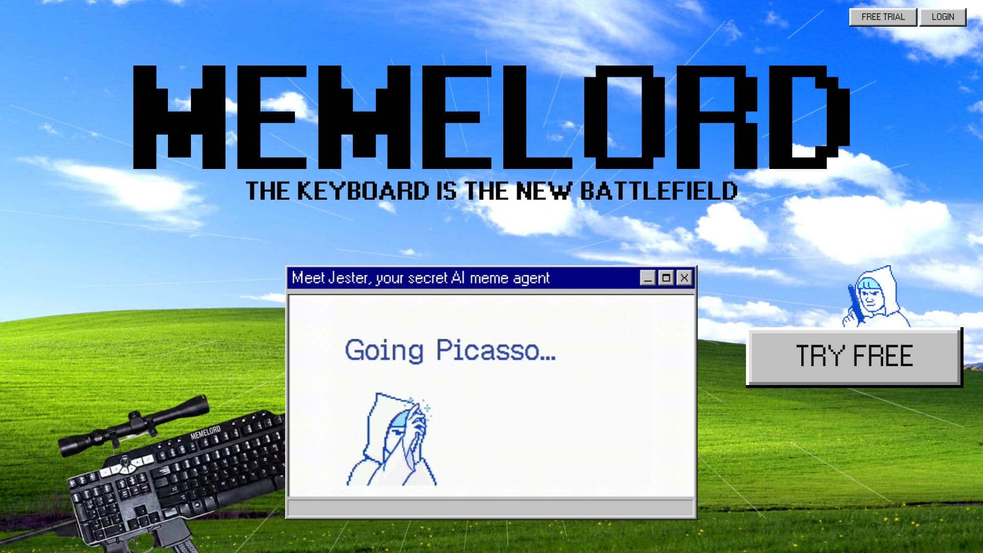 Captura de pantalla de Memelord.com