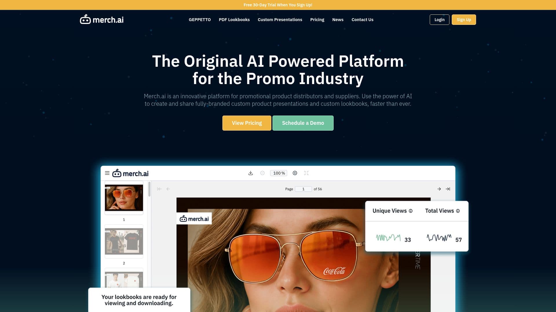 MerchLoom — AI Tools for Promo Industry screenshot