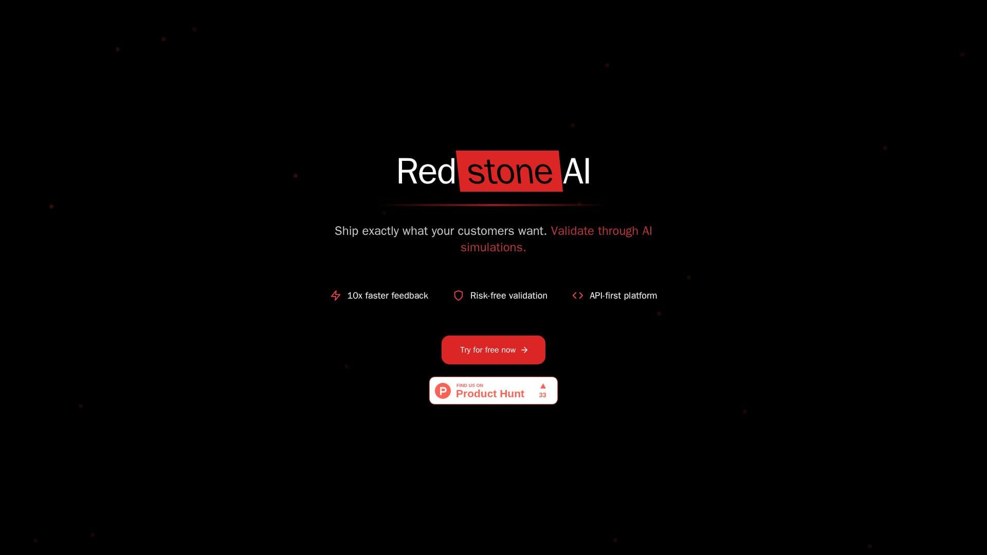 Capture d’écran de Redstone AI