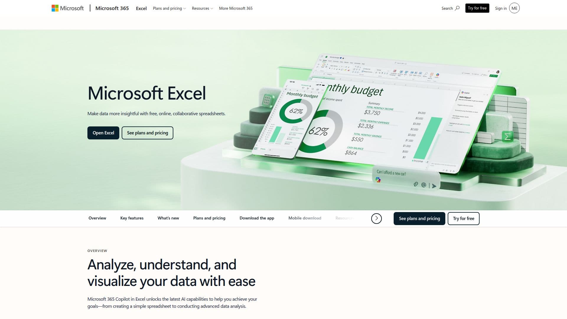 Captura de pantalla de Microsoft Excel