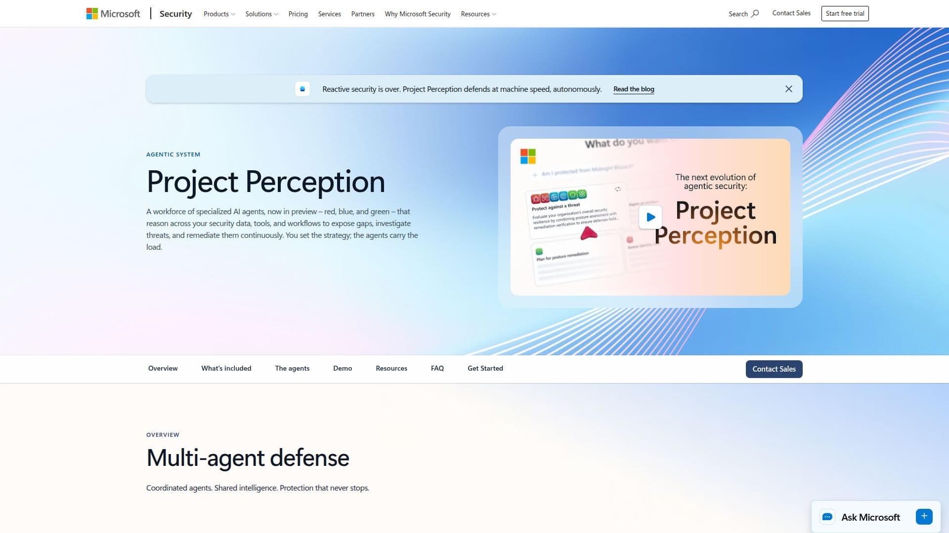 Project Perception | Microsoft Security screenshot