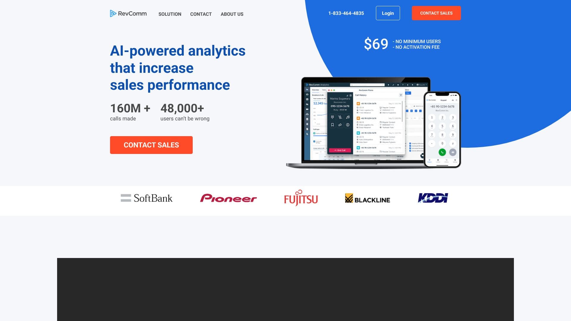 MiiTel screenshot