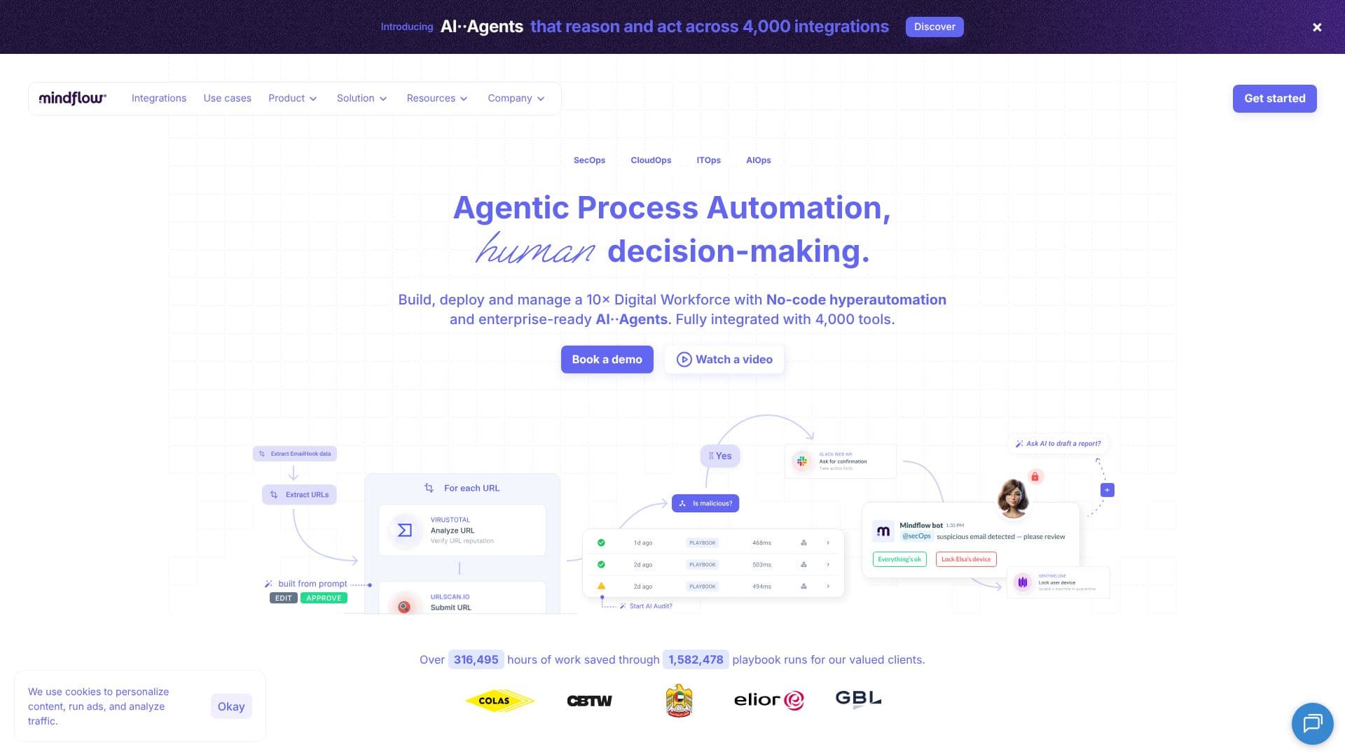 Screenshot von Mindflow | Agentic Automation