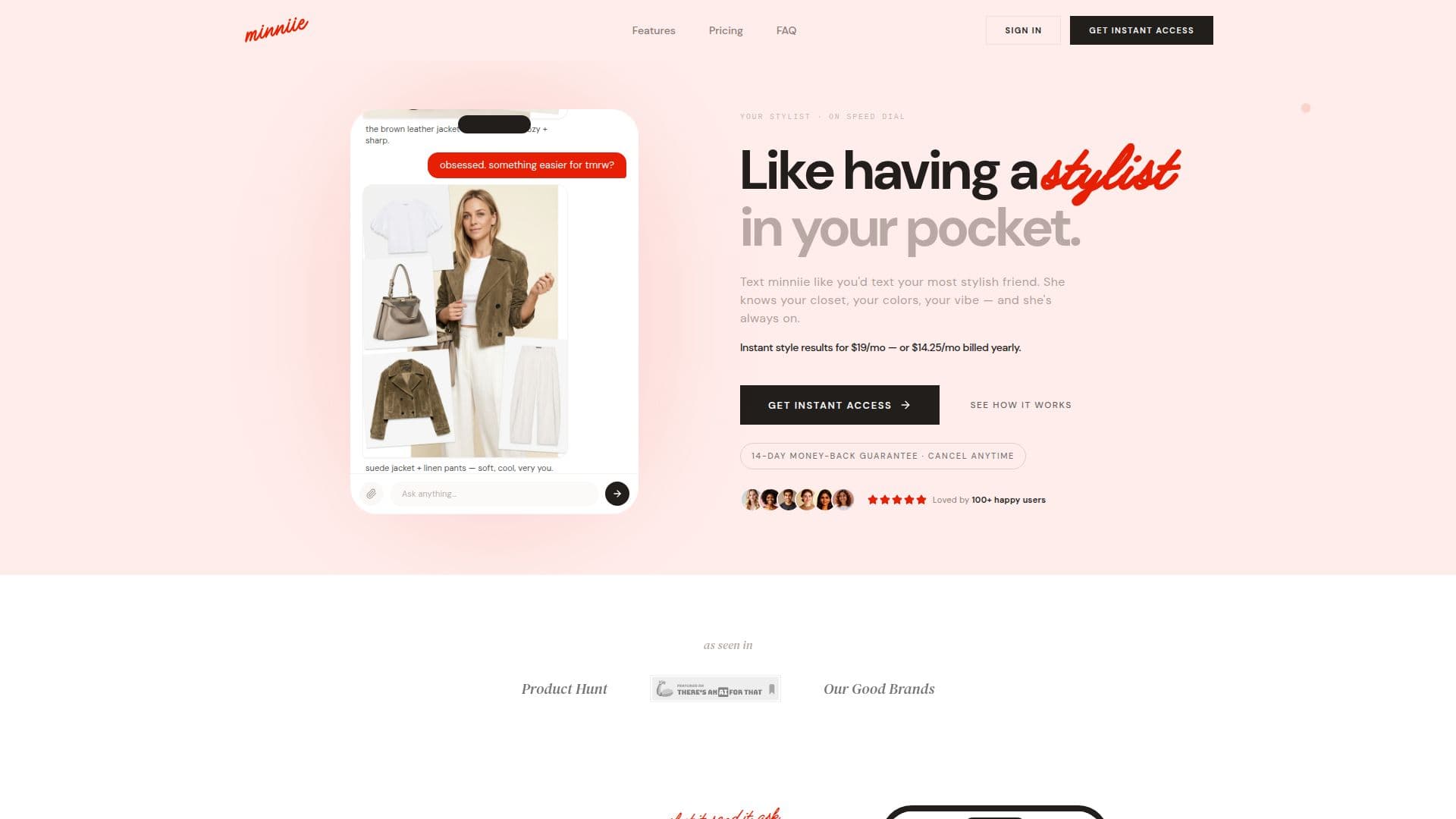minniie – AI Personal Stylist screenshot