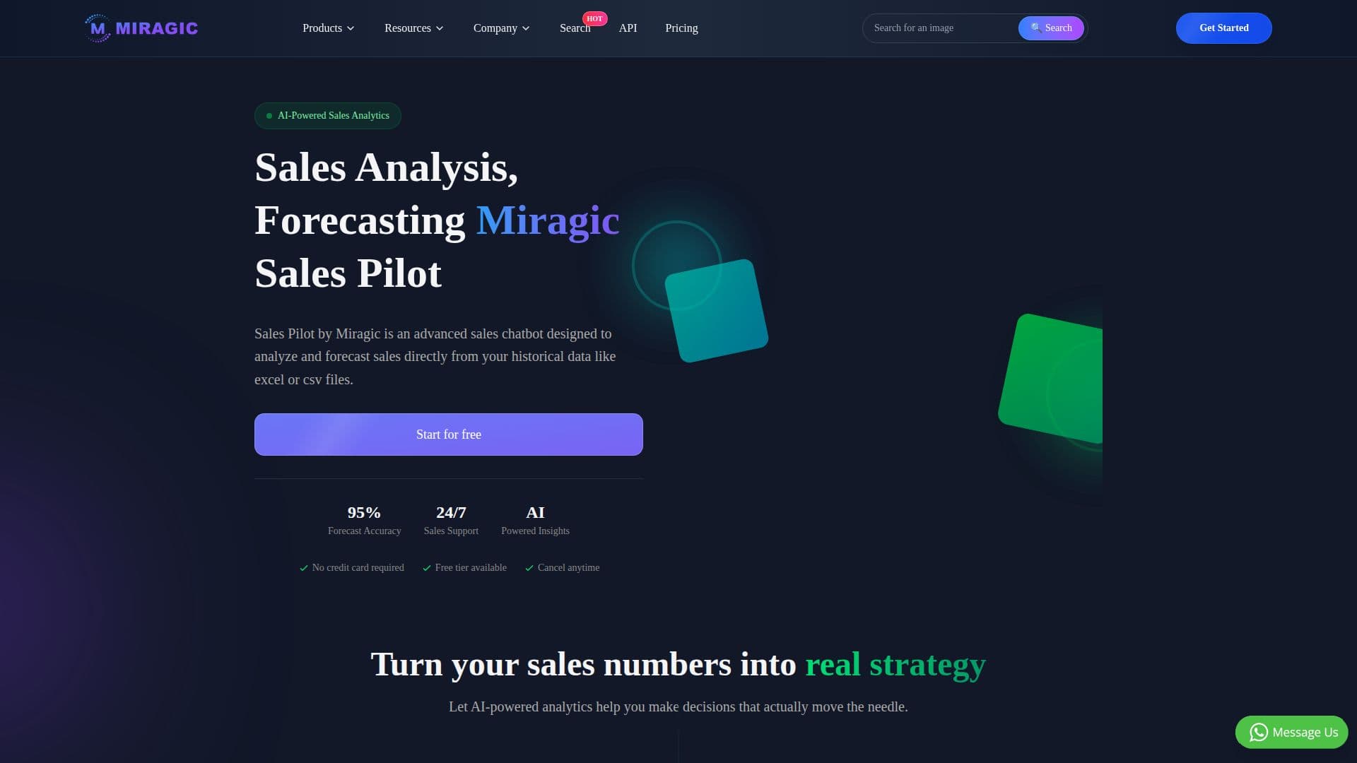 Скриншот Miragic Sales Pilot