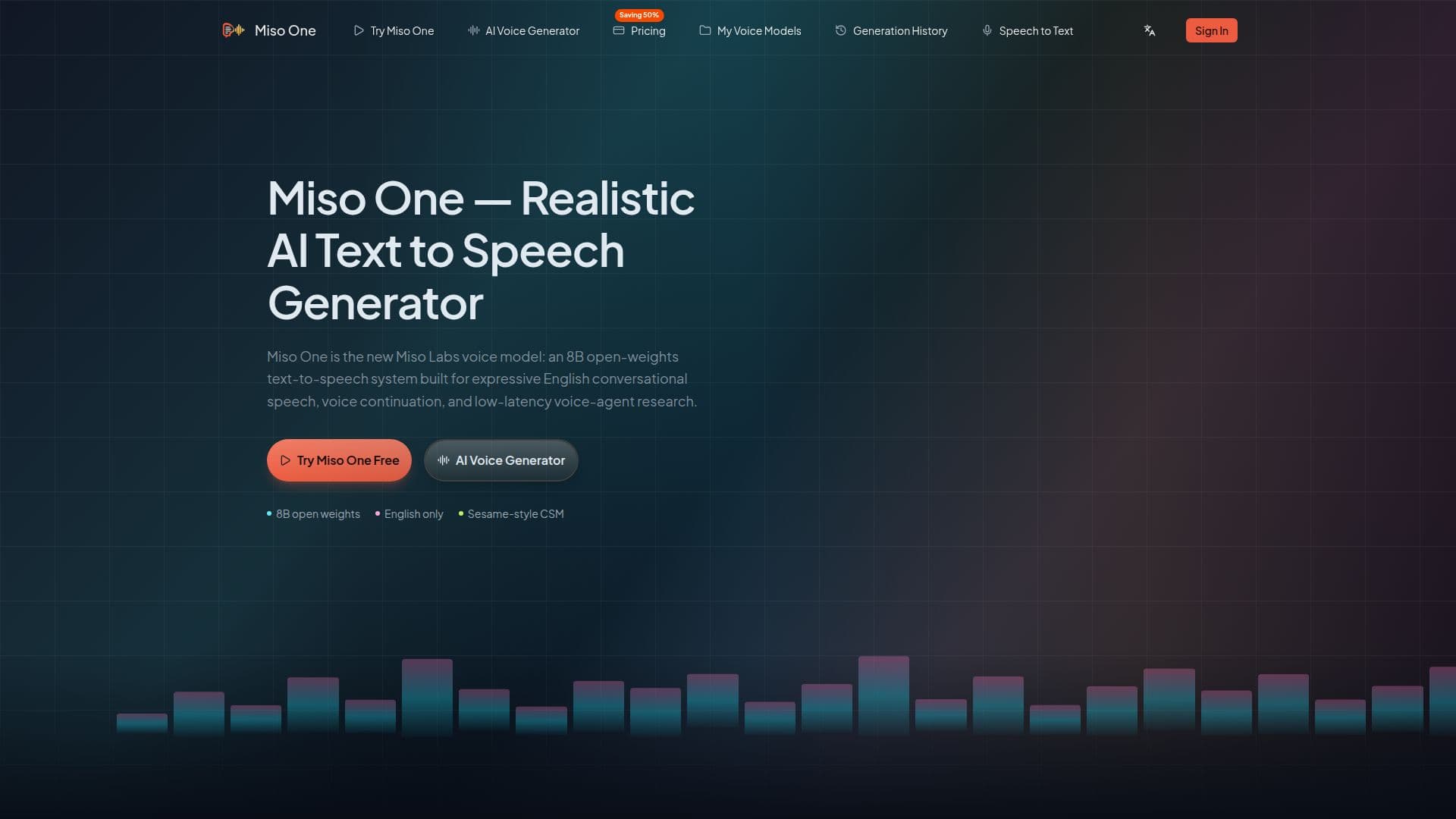 Miso One screenshot