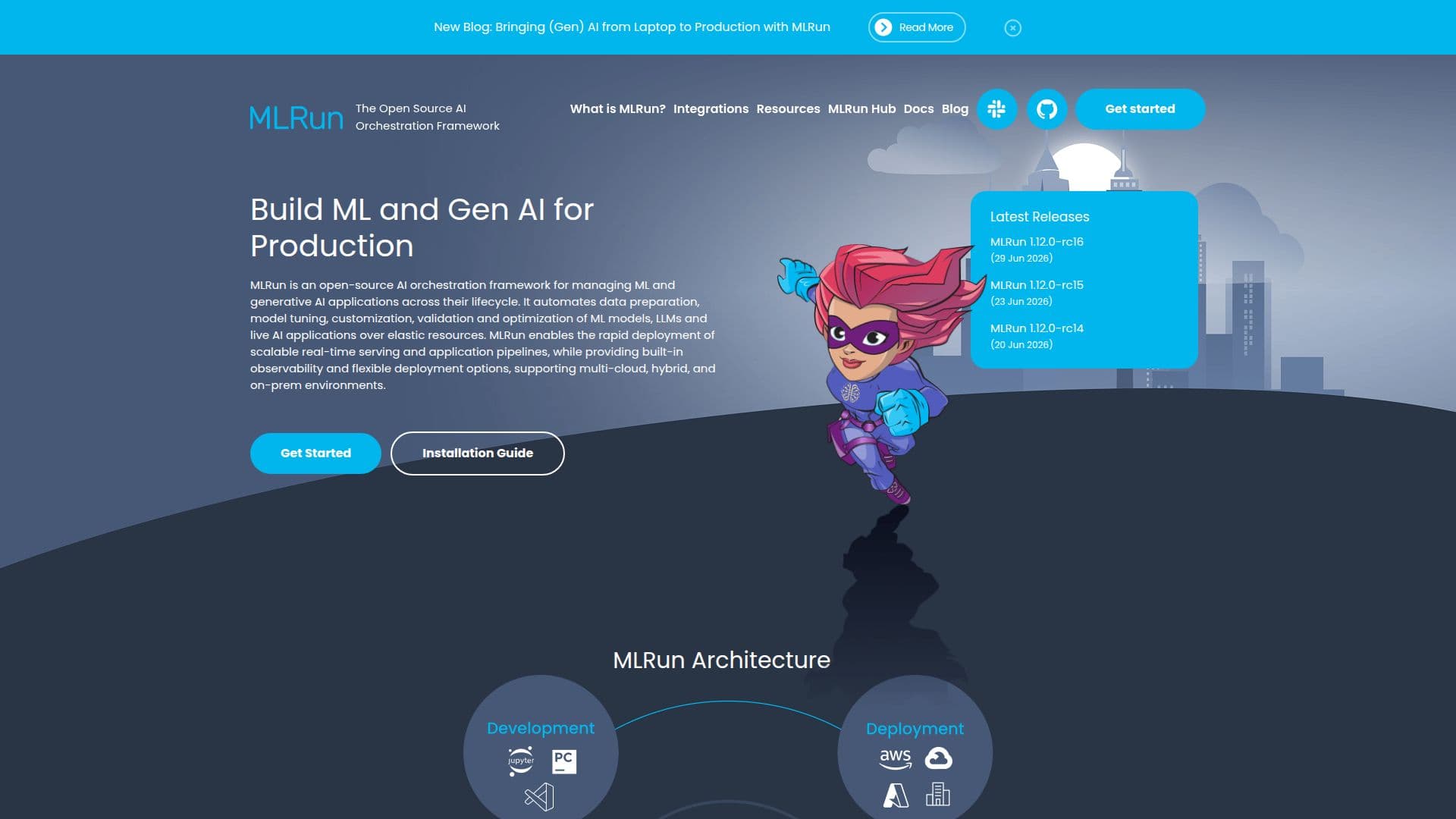 MLRun screenshot