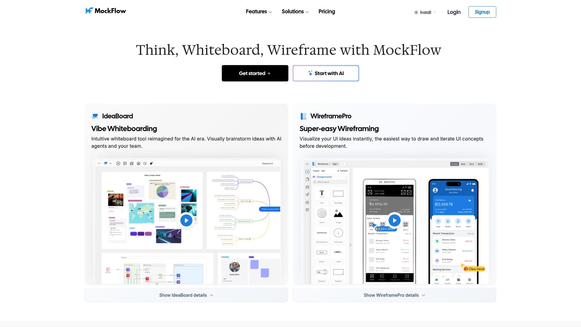 Tangkapan layar MockFlow