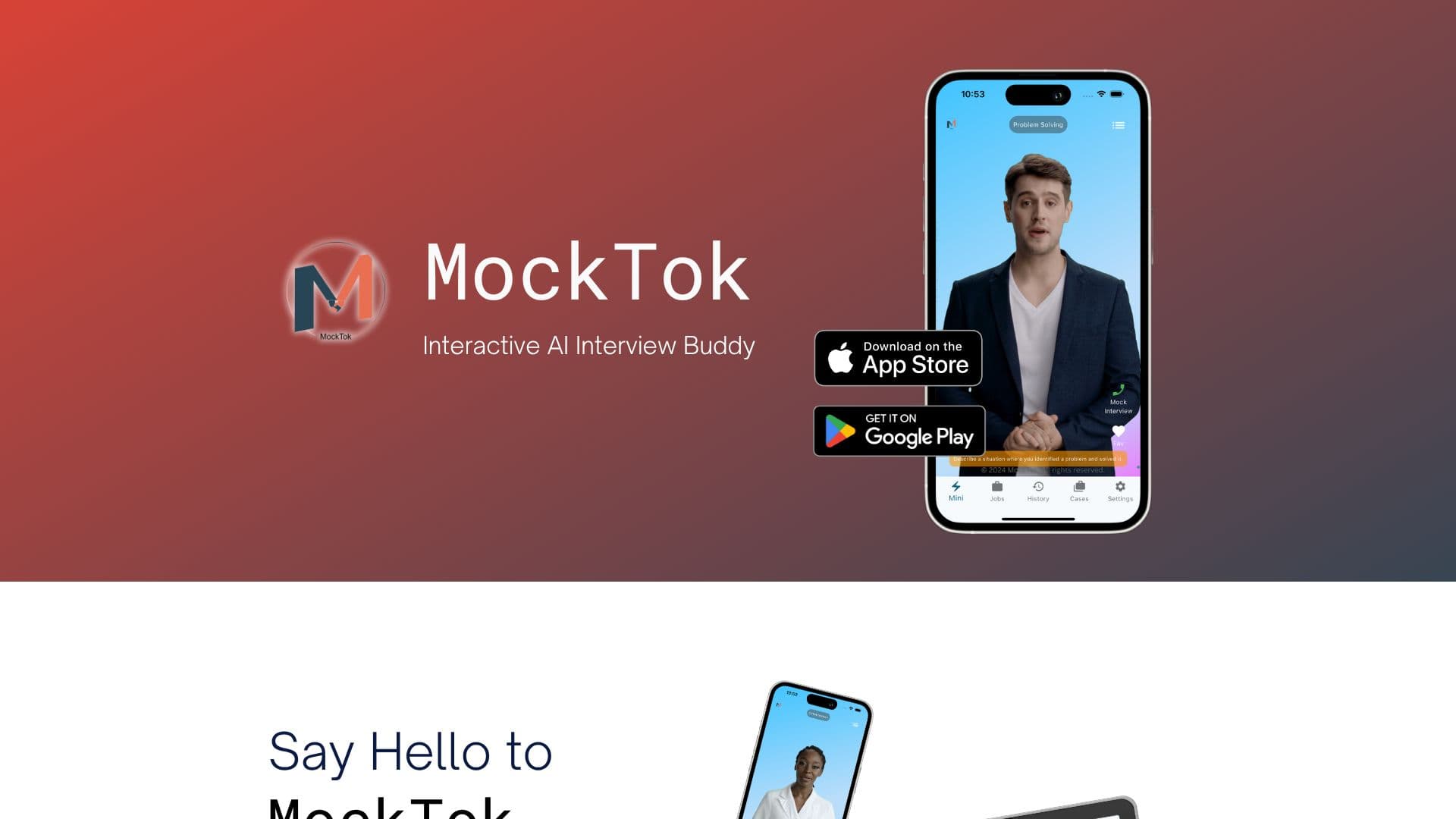 MockTok - AI Interviewer screenshot