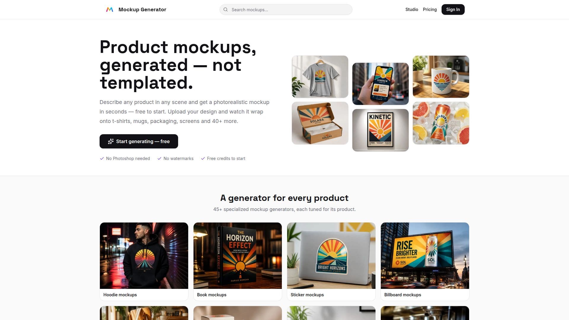 Mockup Generator screenshot