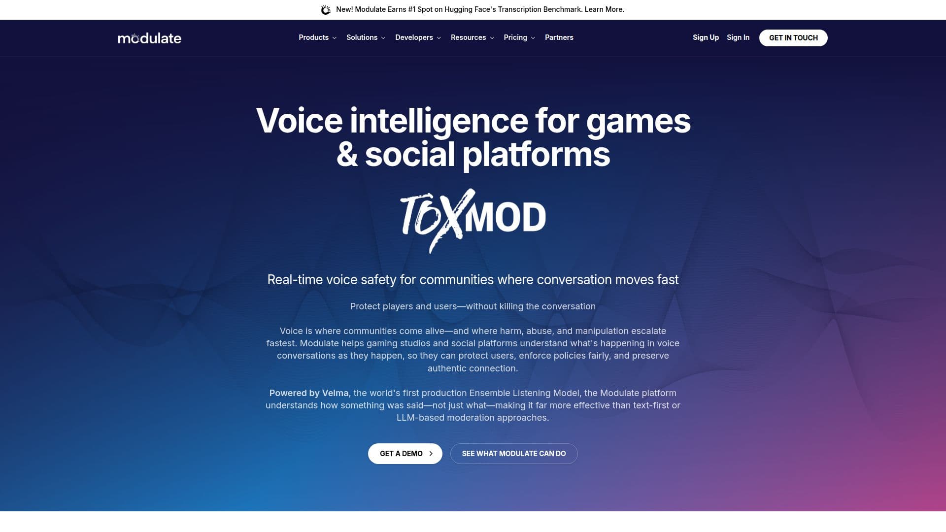 ToxMod: Real-Time Voice Moderation screenshot