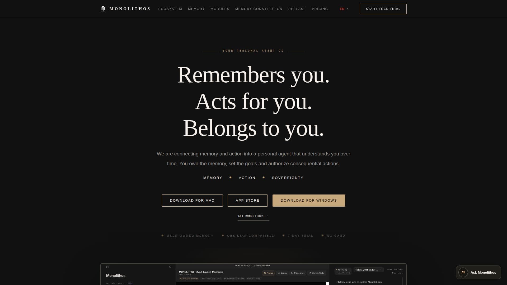 Monolithos screenshot