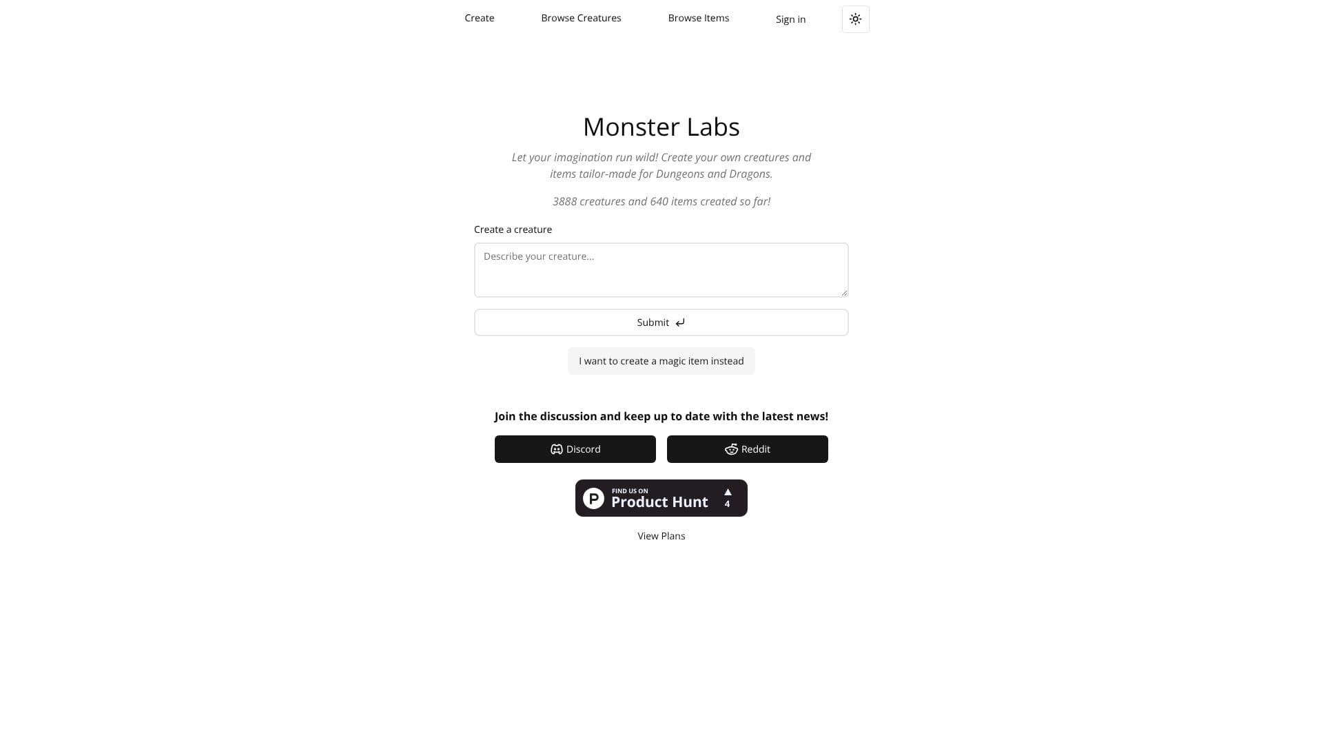Captura de pantalla de Monster Labs