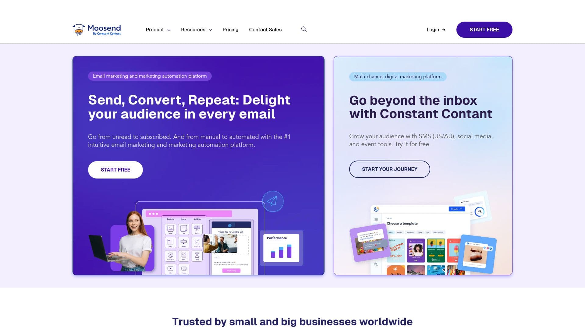 Moosend Email Marketing Platform screenshot