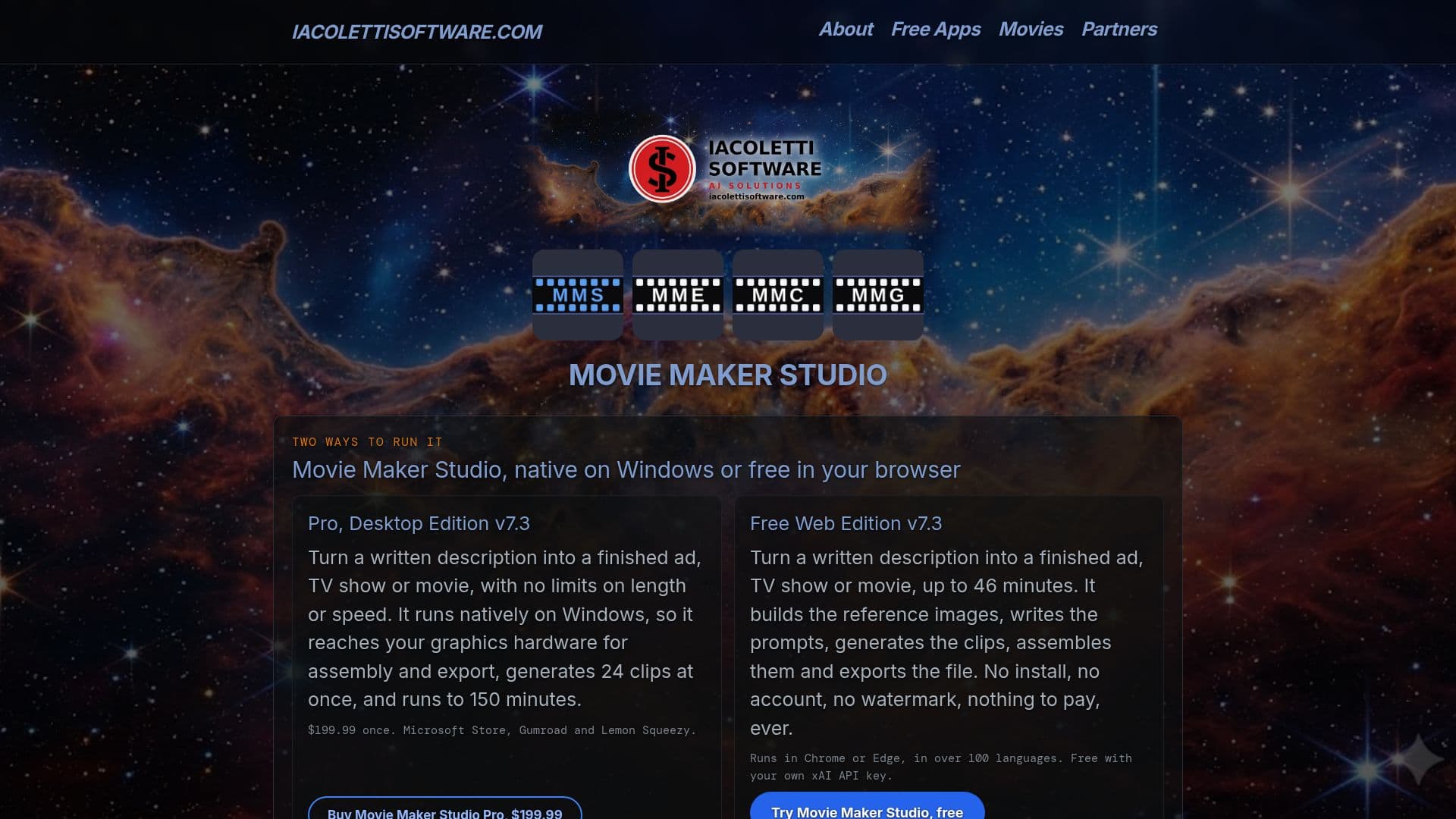 Screenshot von Movie Maker Studio