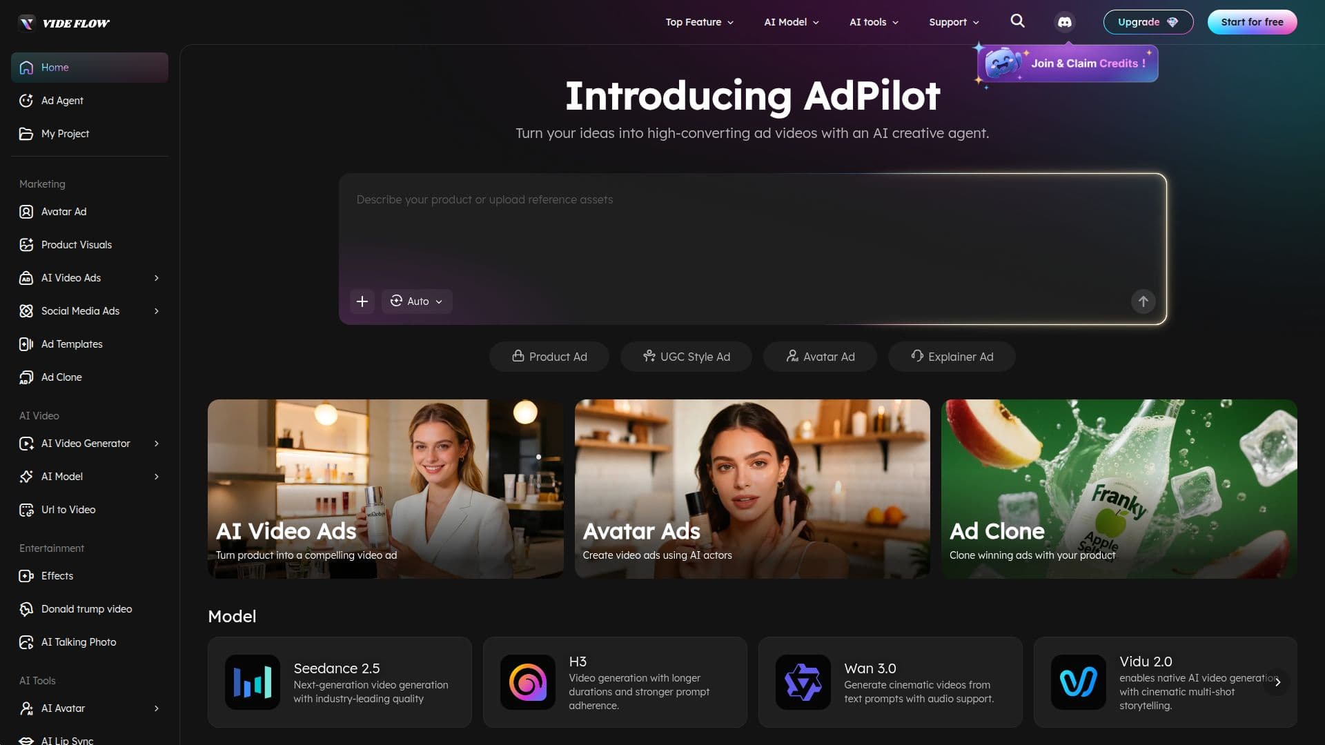 Videflow.ai screenshot