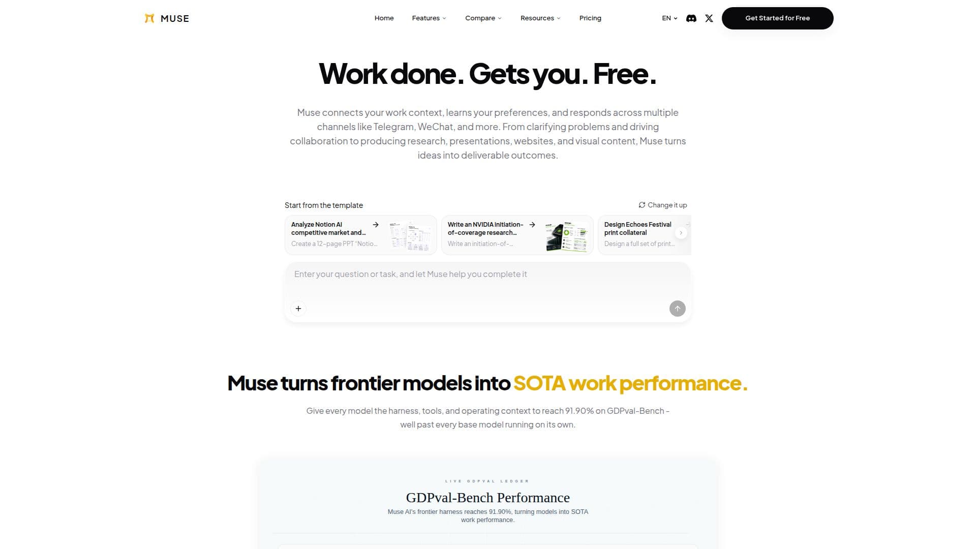 MuseWork screenshot