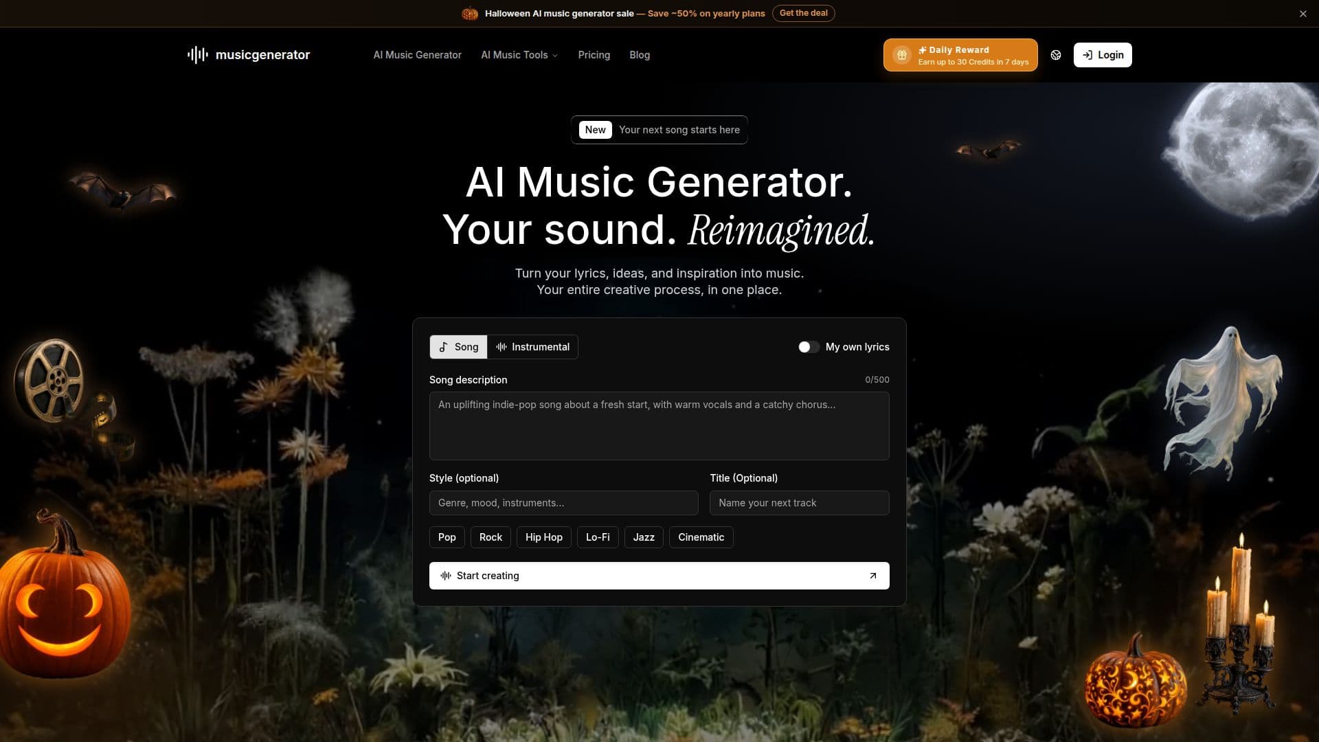 Captura de pantalla de MakeBestMusic