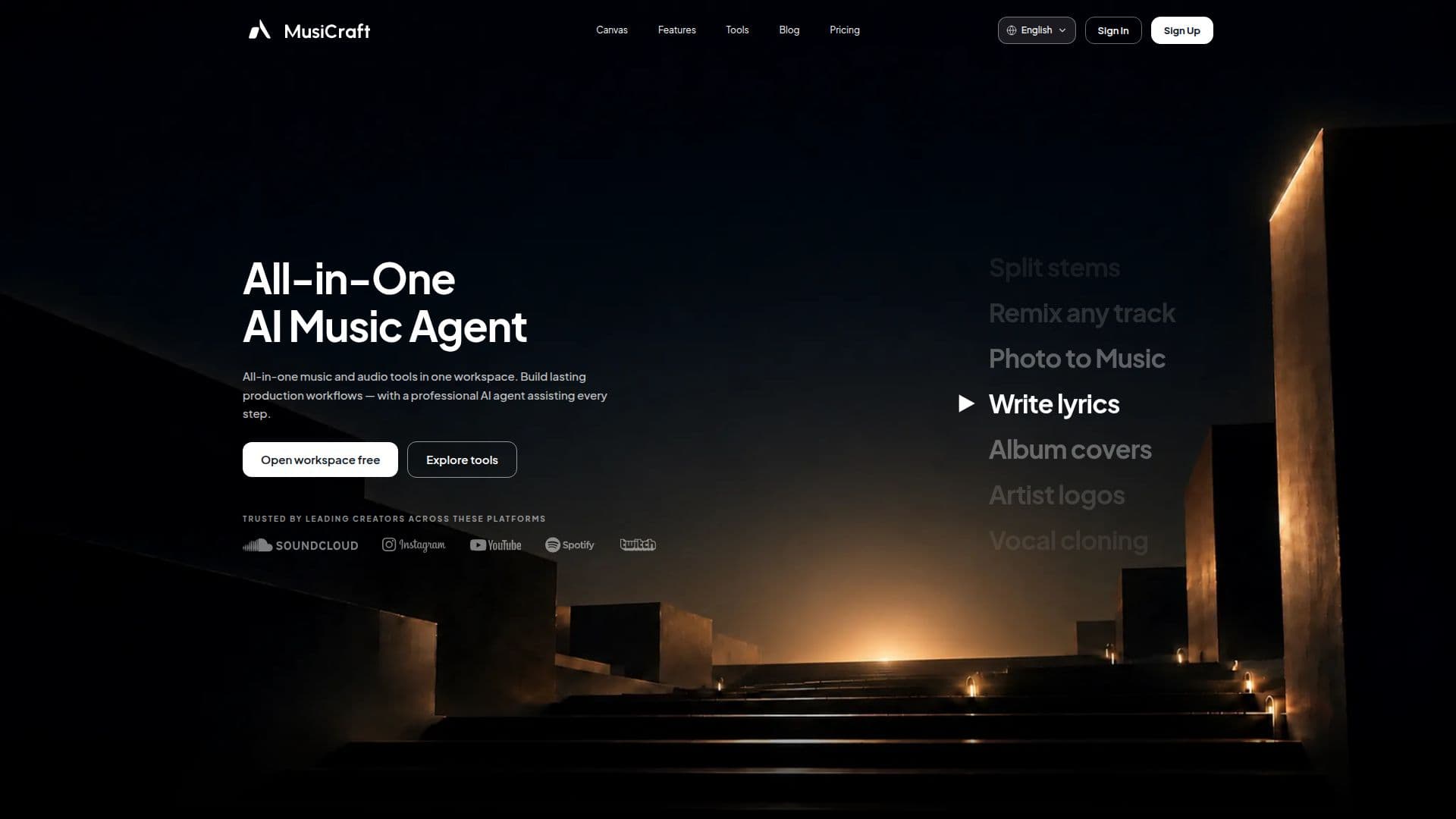 MusiCraft AI 스크린샷