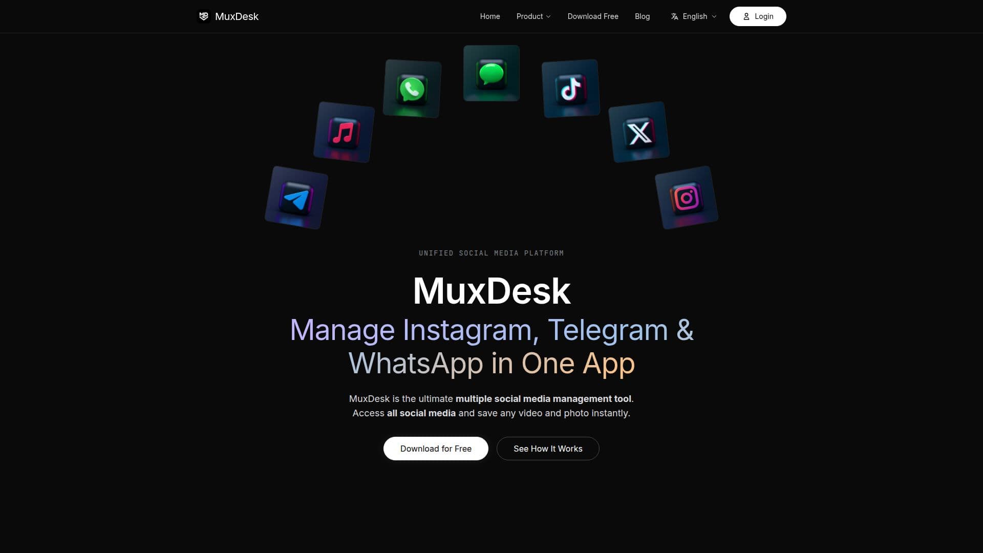 لقطة شاشة لـ MuxDesk