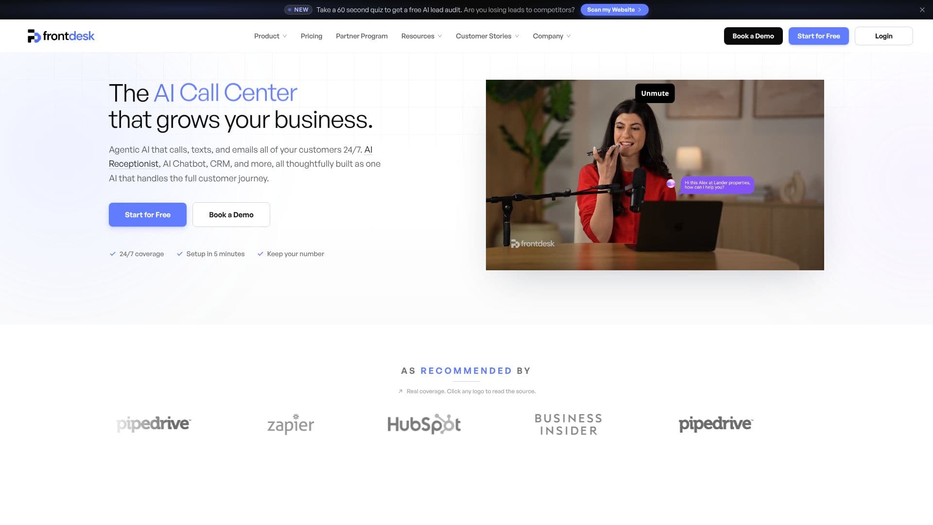 Frontdesk AI screenshot