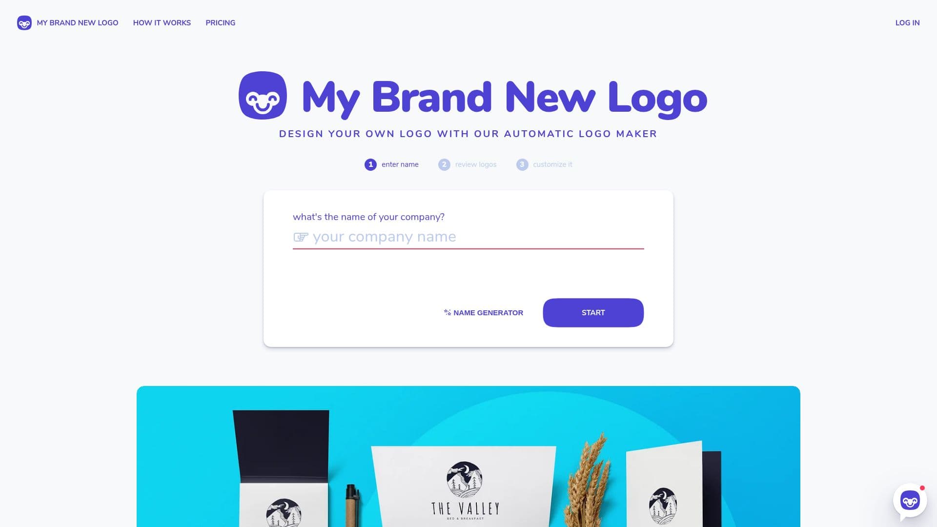 Mein brandneues Logo — Online-Logo-Generator screenshot