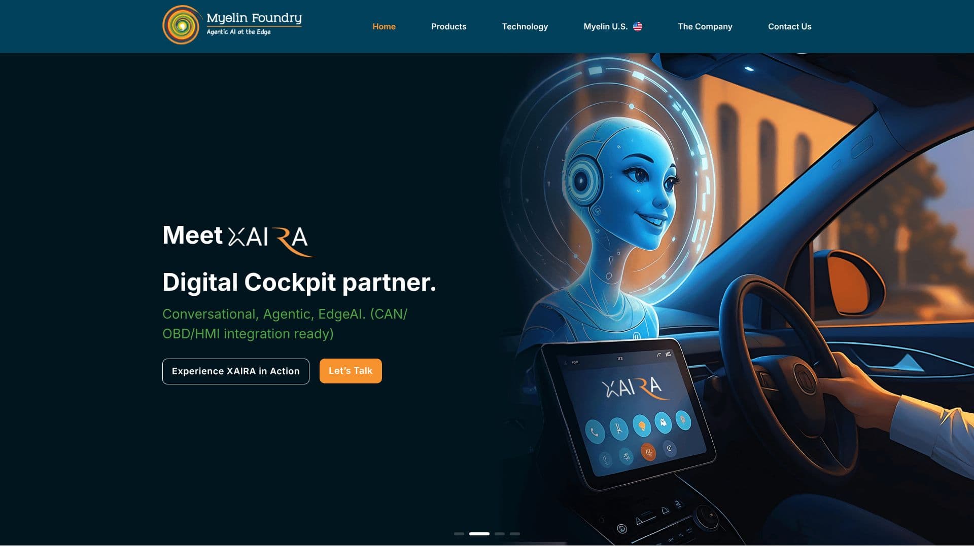 Captura de tela do Myelin Foundry