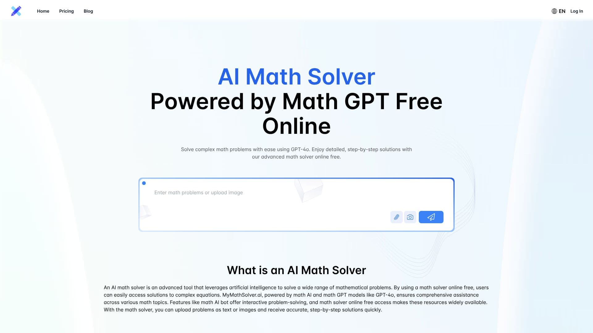 Скриншот AI Math Solver