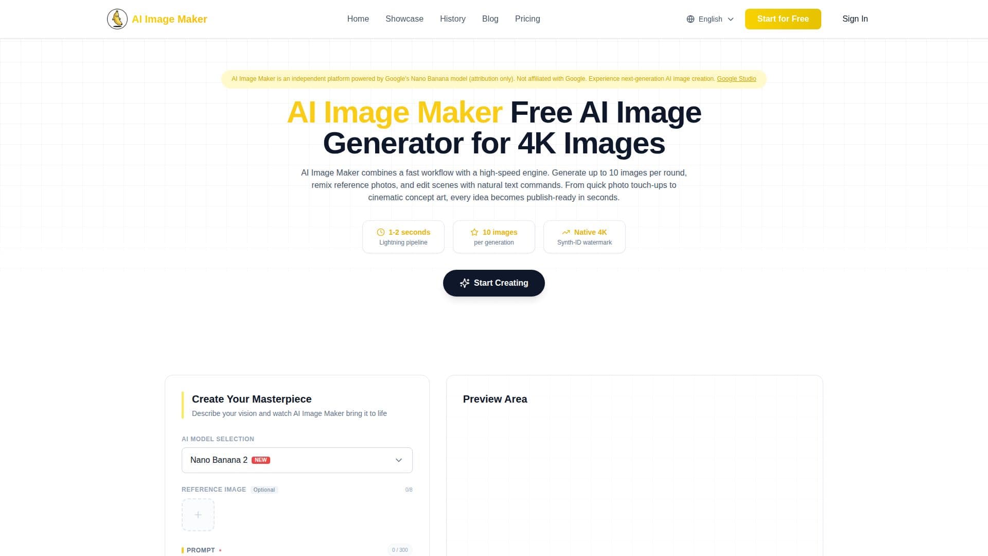 Скриншот AI Image Maker