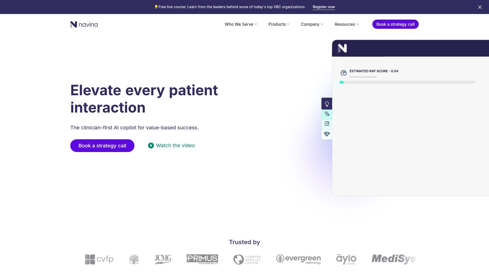 لقطة شاشة لـ Navina AI Copilot