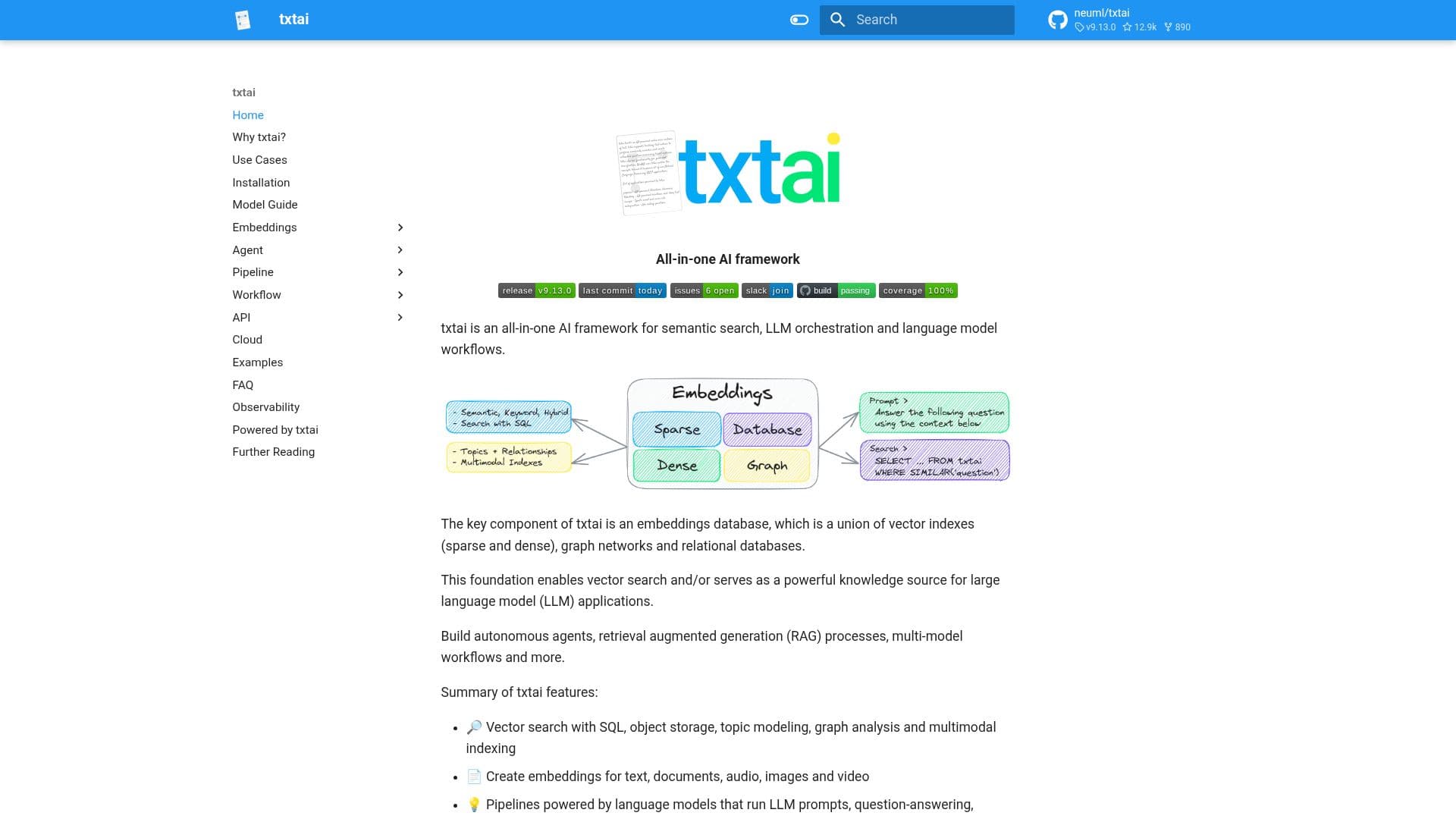 txtai screenshot