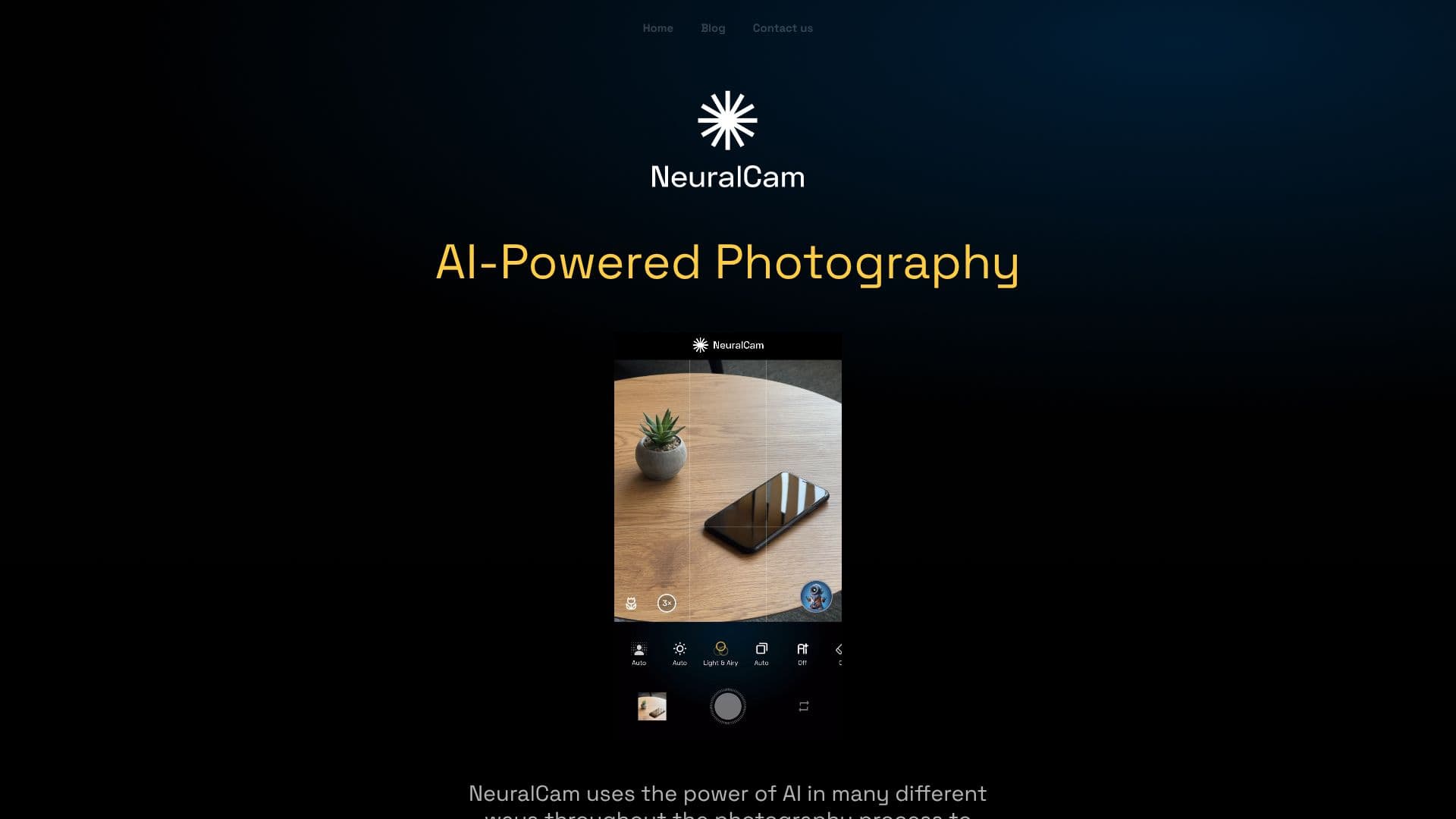 Capture d’écran de NeuralCam AI Camera