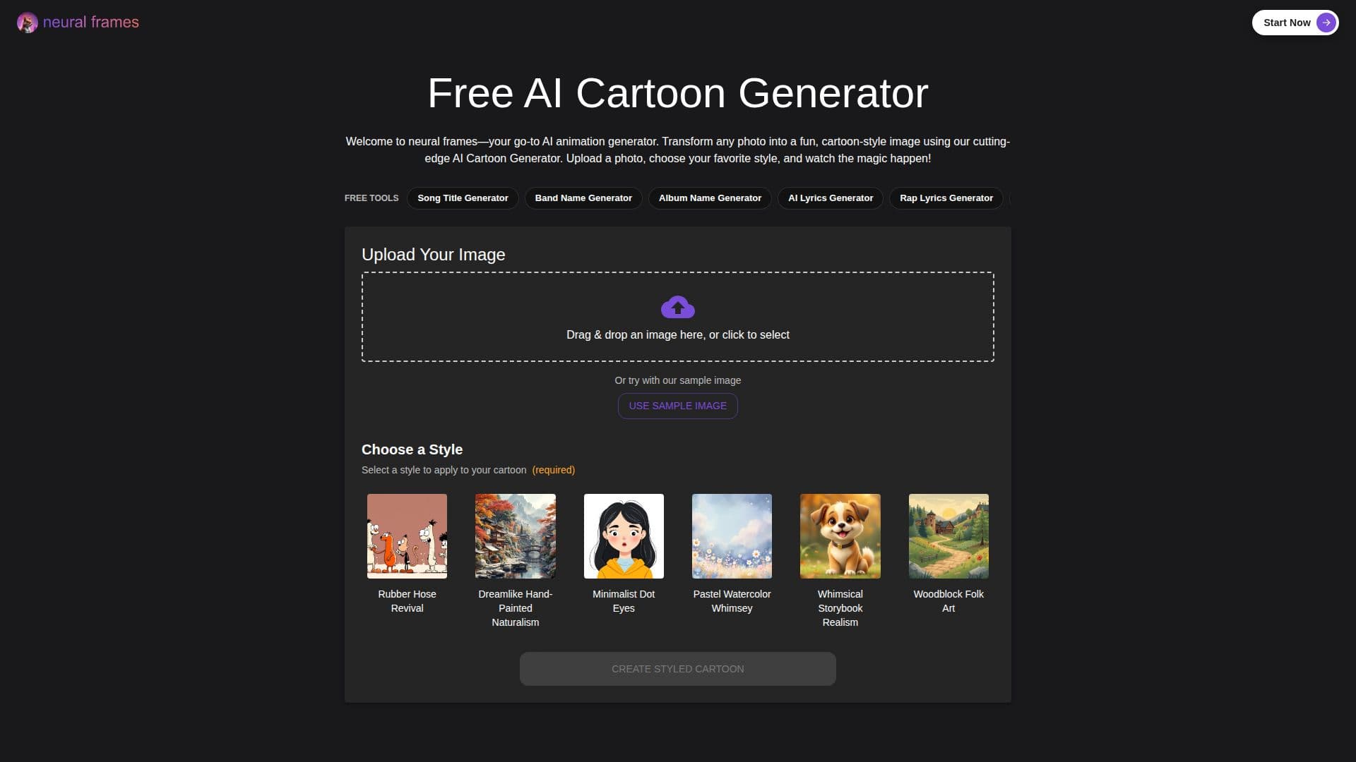 Neural Frames screenshot